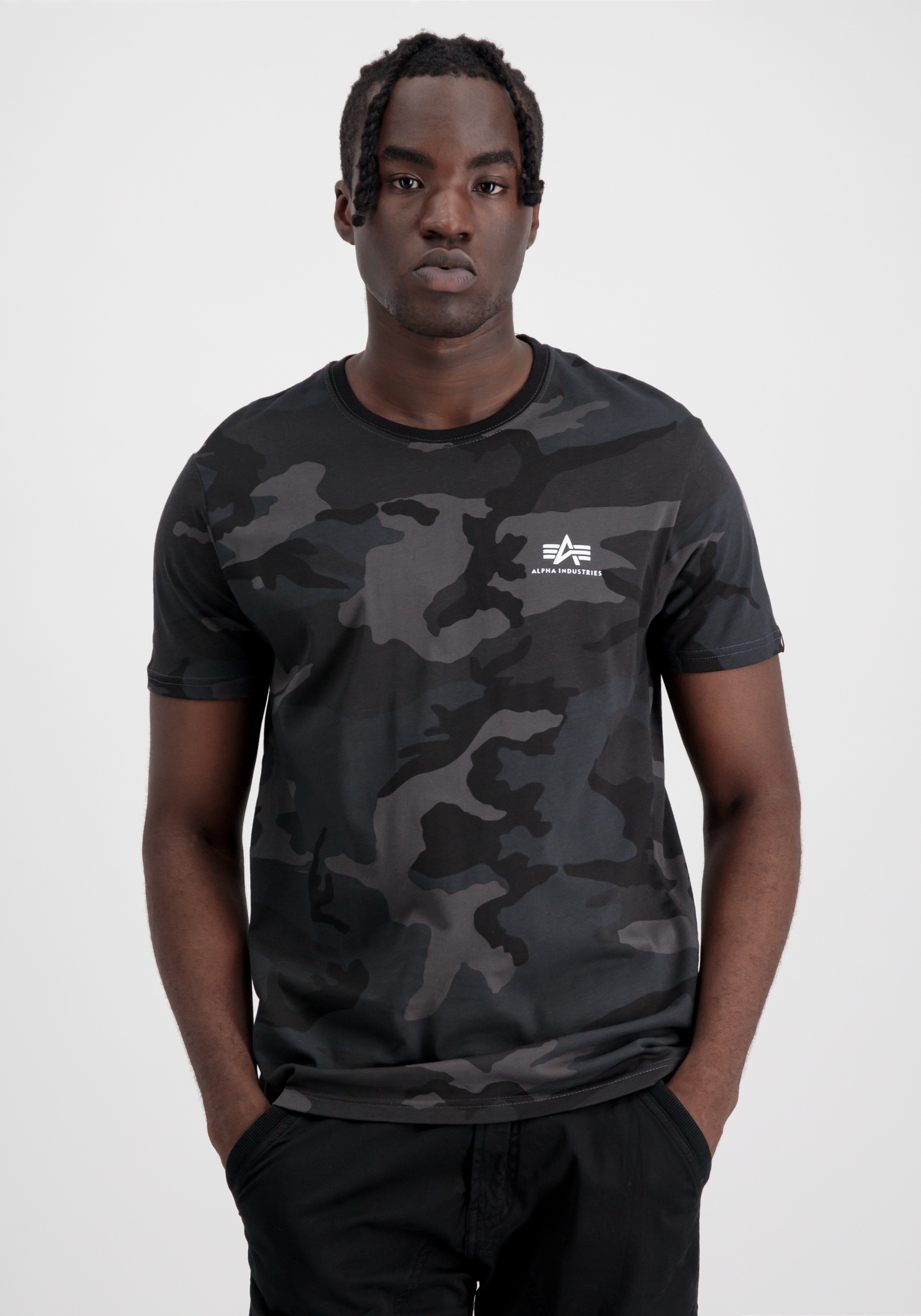 Alpha Industries T-Shirt »Alpha Industries Men - T-Shirts Backprint T Camo«