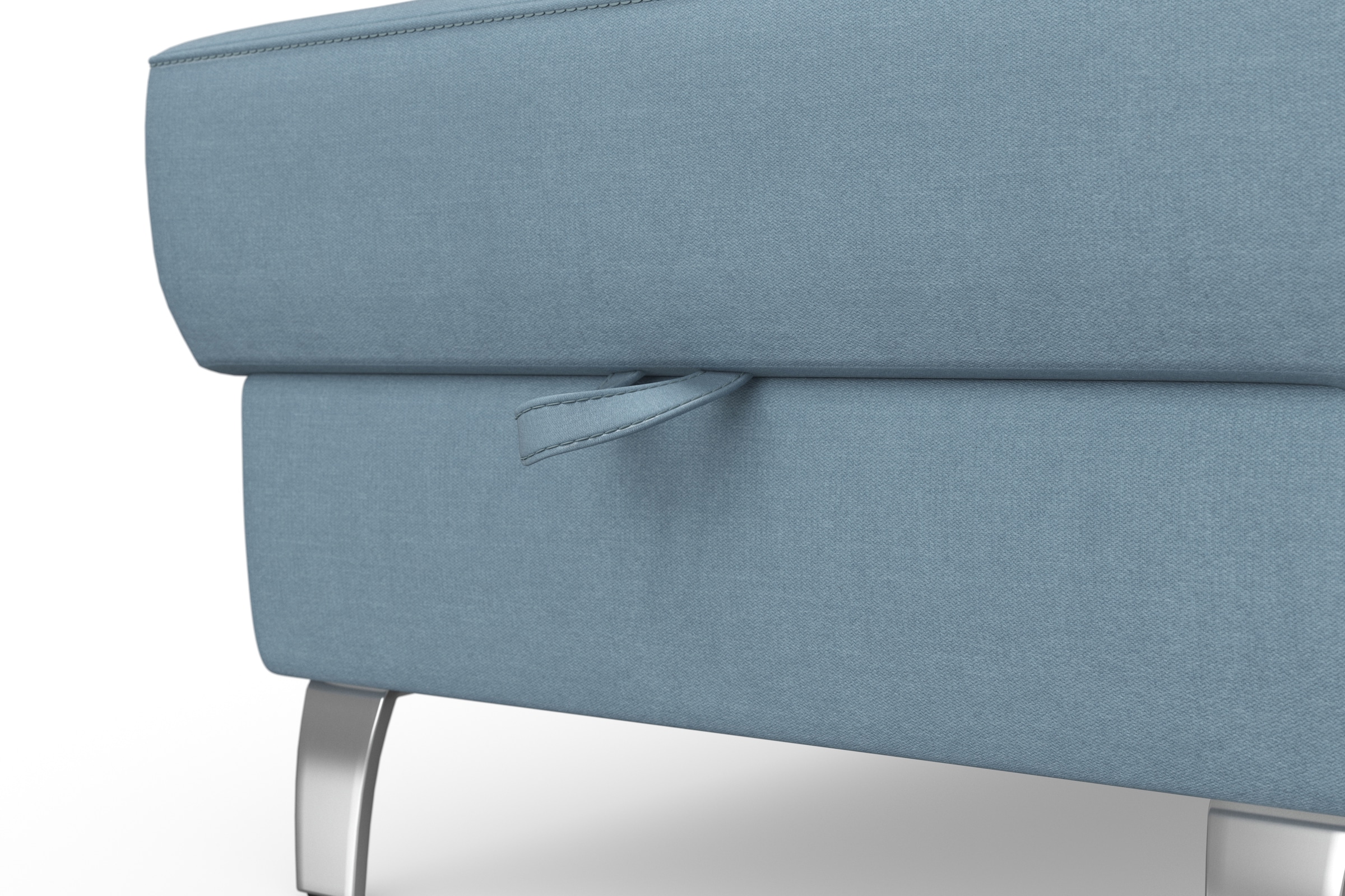 sit&more Ecksofa »Visby L-Form«, wahlweise mit Bettfunktion und Bettkasten, frei im Raum stellbar