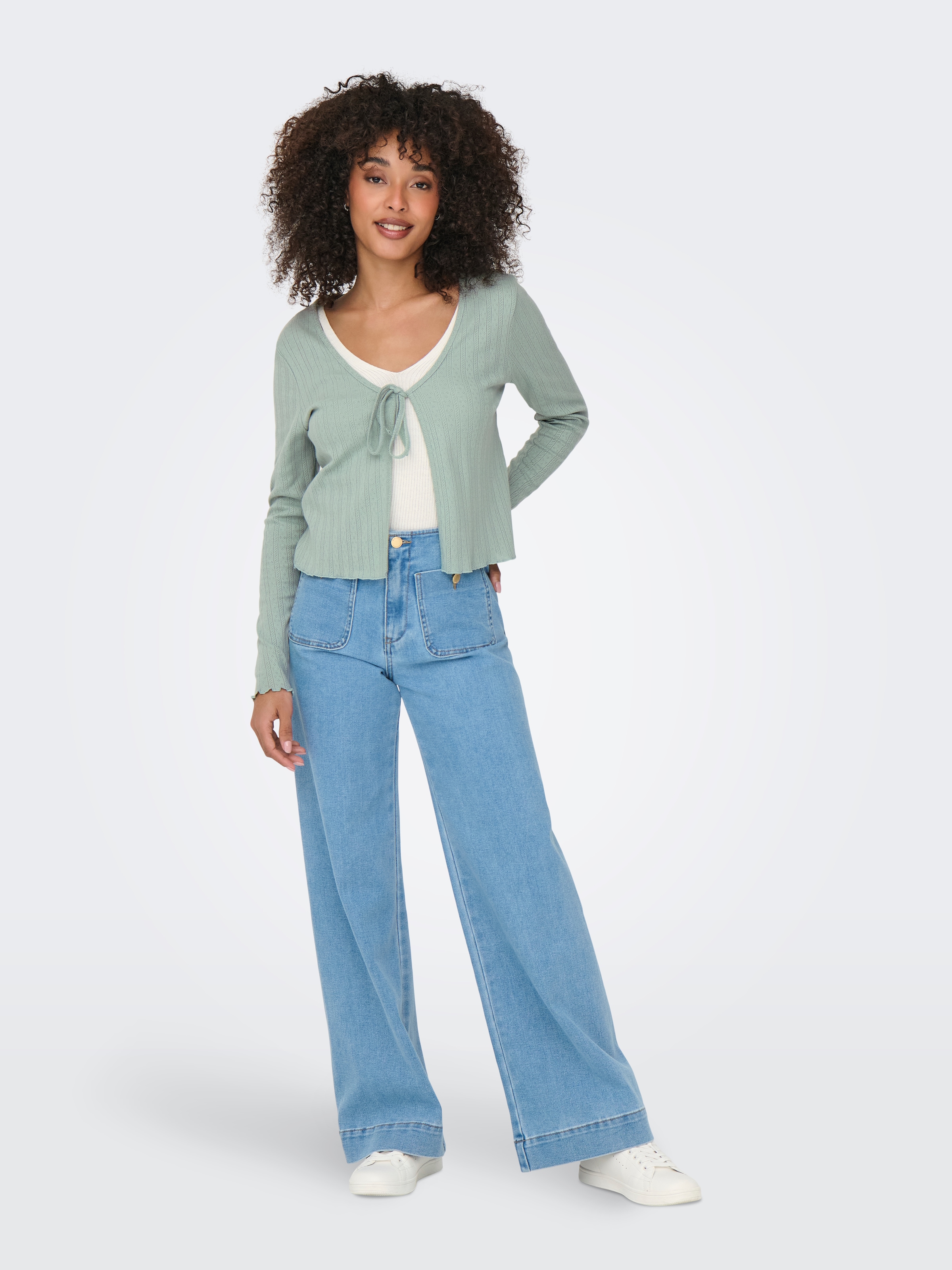 ONLY Strickjacke »ONLCARLOTTA L/S STRING CARDIGAN JRS«