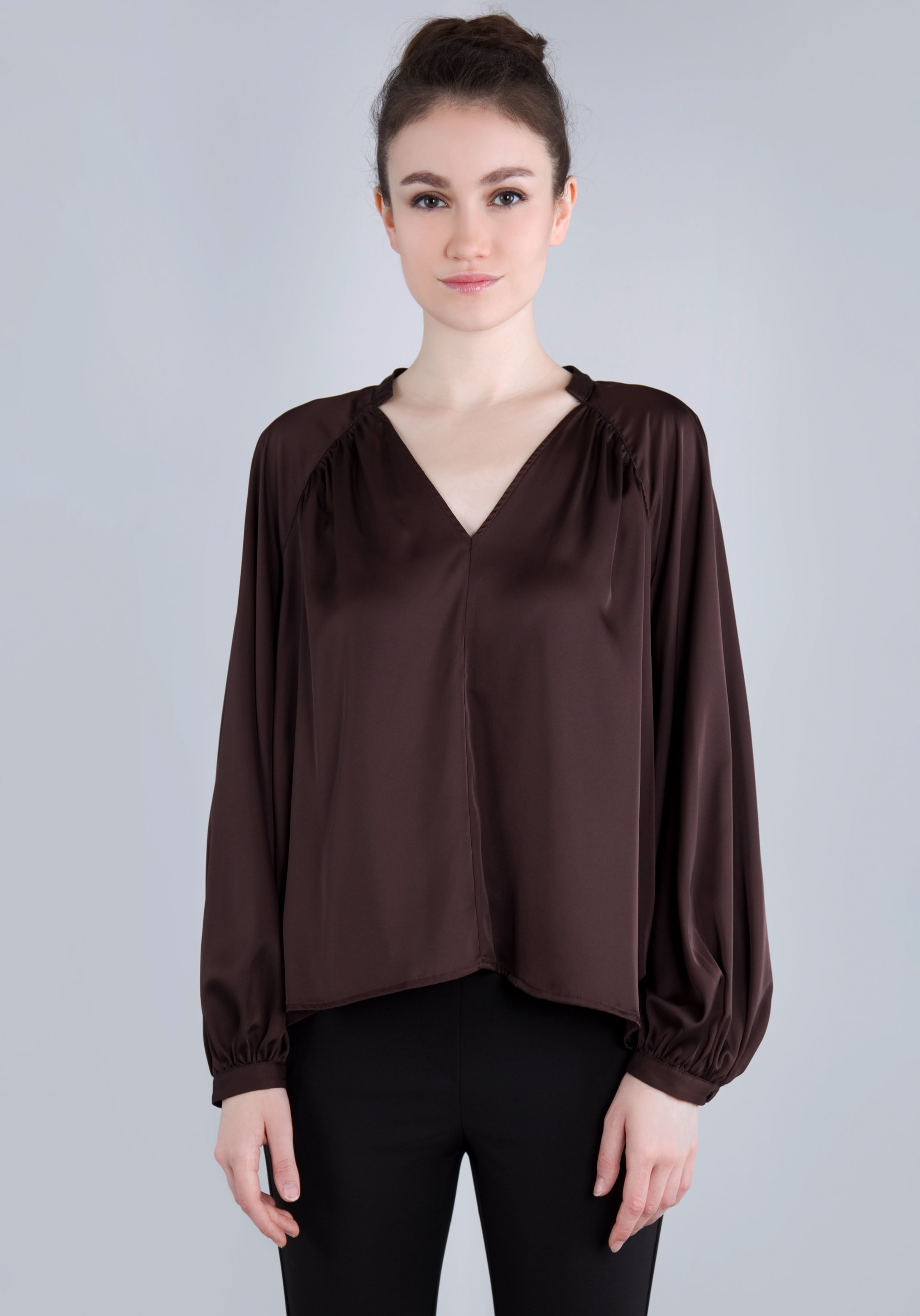 IMPERIAL Blusenshirt, in satinierter Optik