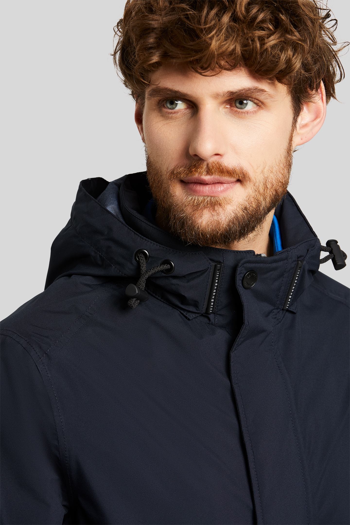 bugatti Regenjacke, mit Kapuze, mit verschweißten Nähten