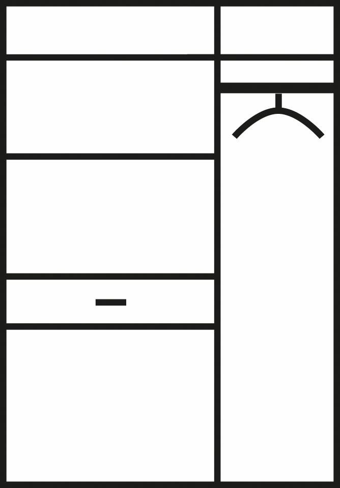 rauch Kleiderschrank »Tübingen« mit Spiegel