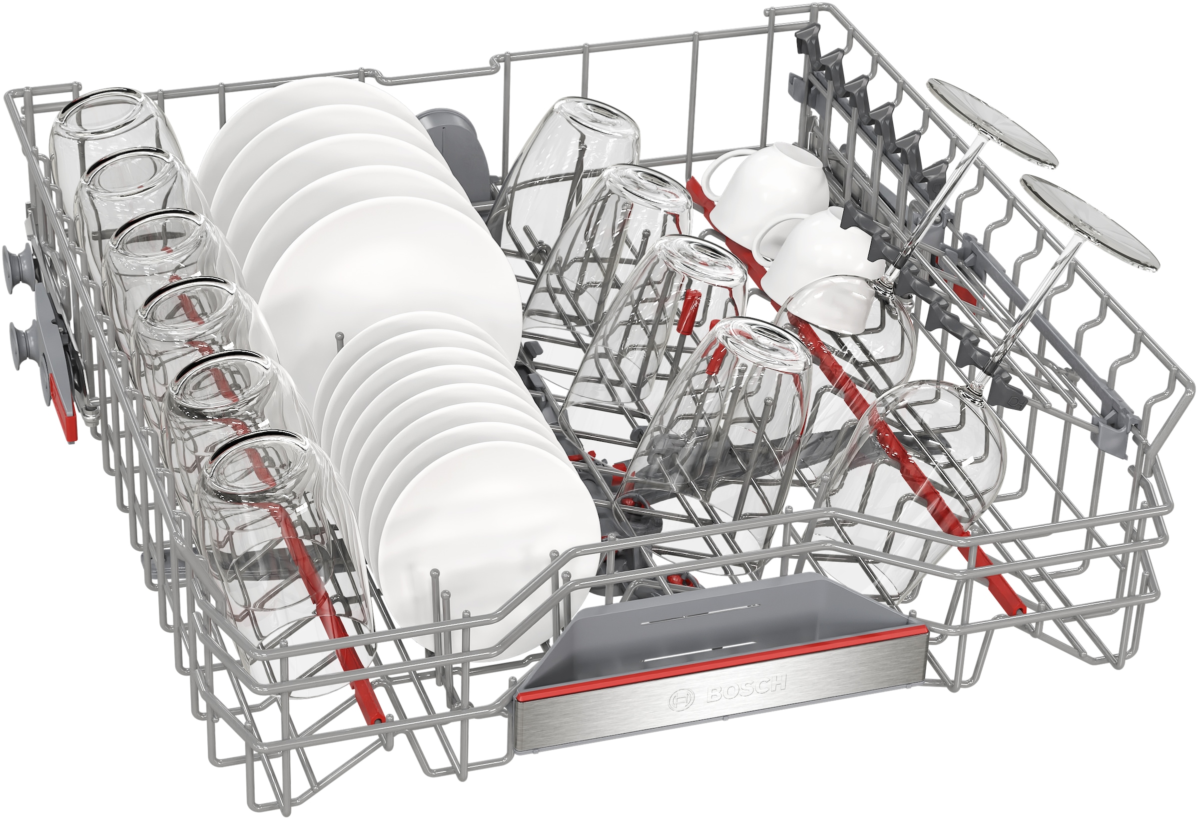 BOSCH vollintegrierbarer Geschirrspüler Serie 6 »SMD6ECX21E« 14 tlg. Maßgedecke
