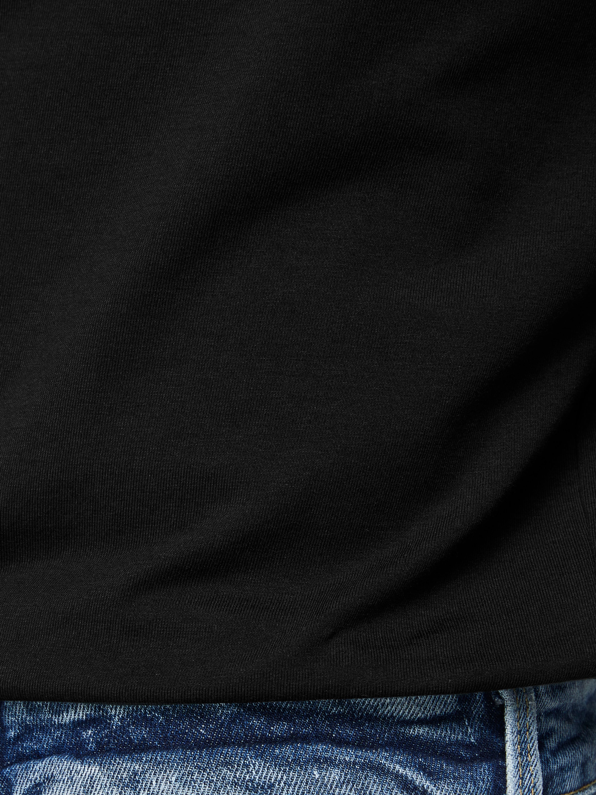 Jack & Jones T-Shirt »JJEBASIC mit schmaler Passform für jeden Tag« unifarben, modisch, schmal, Baumwollmischung, Rundhals