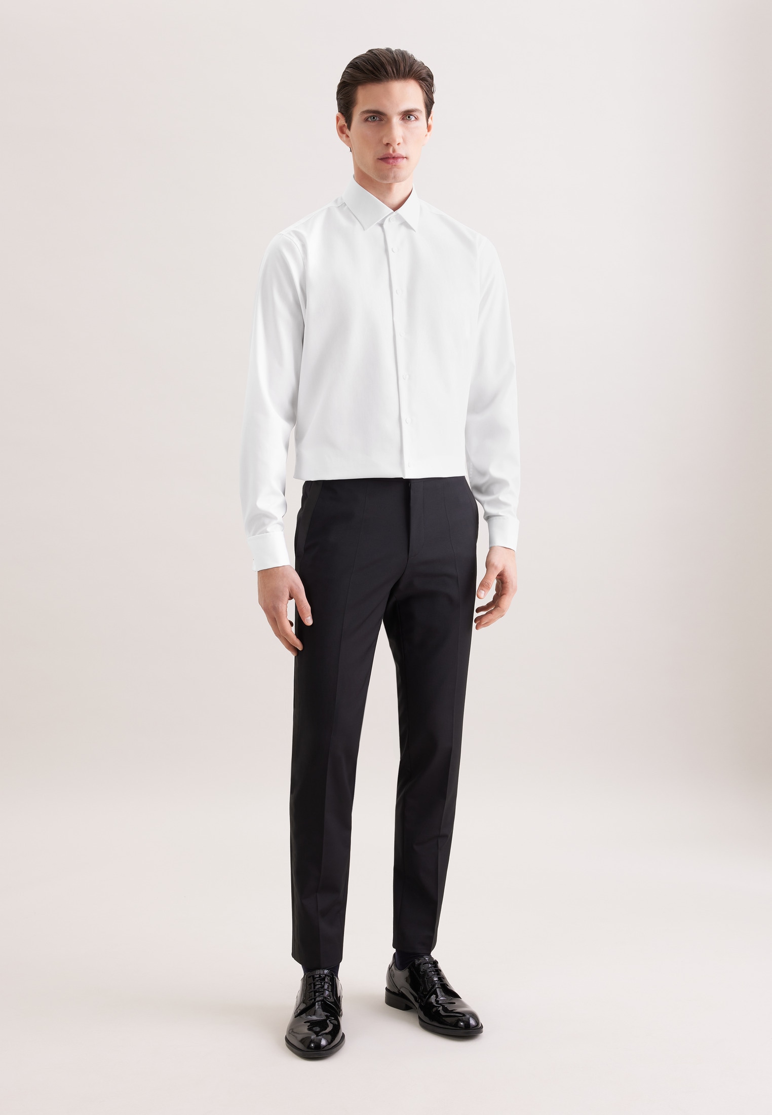 seidensticker Businesshemd »Schwarze Rose« Slim 1/1 Kentkragen Uni