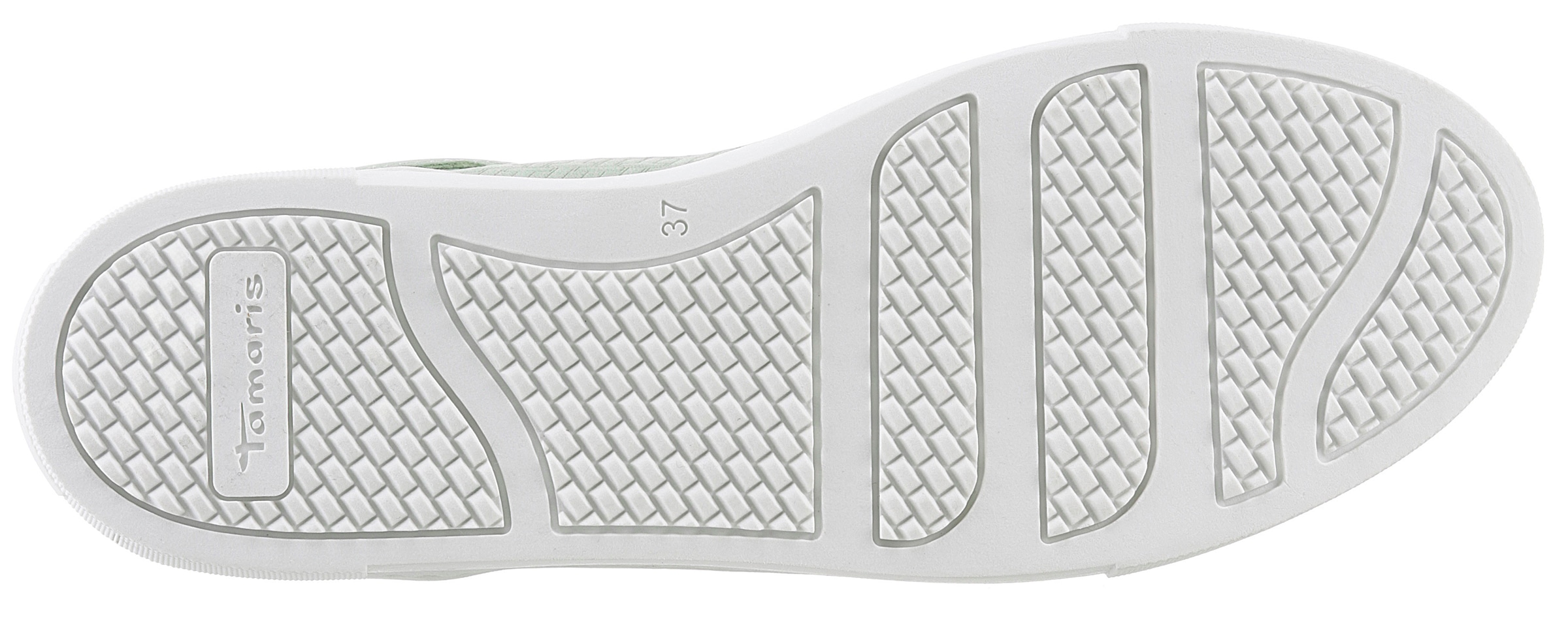 Tamaris Plateausneaker, Freizeitschuh, Halbschuh, Schnürschuh mit gepolstertem Schaftrand
