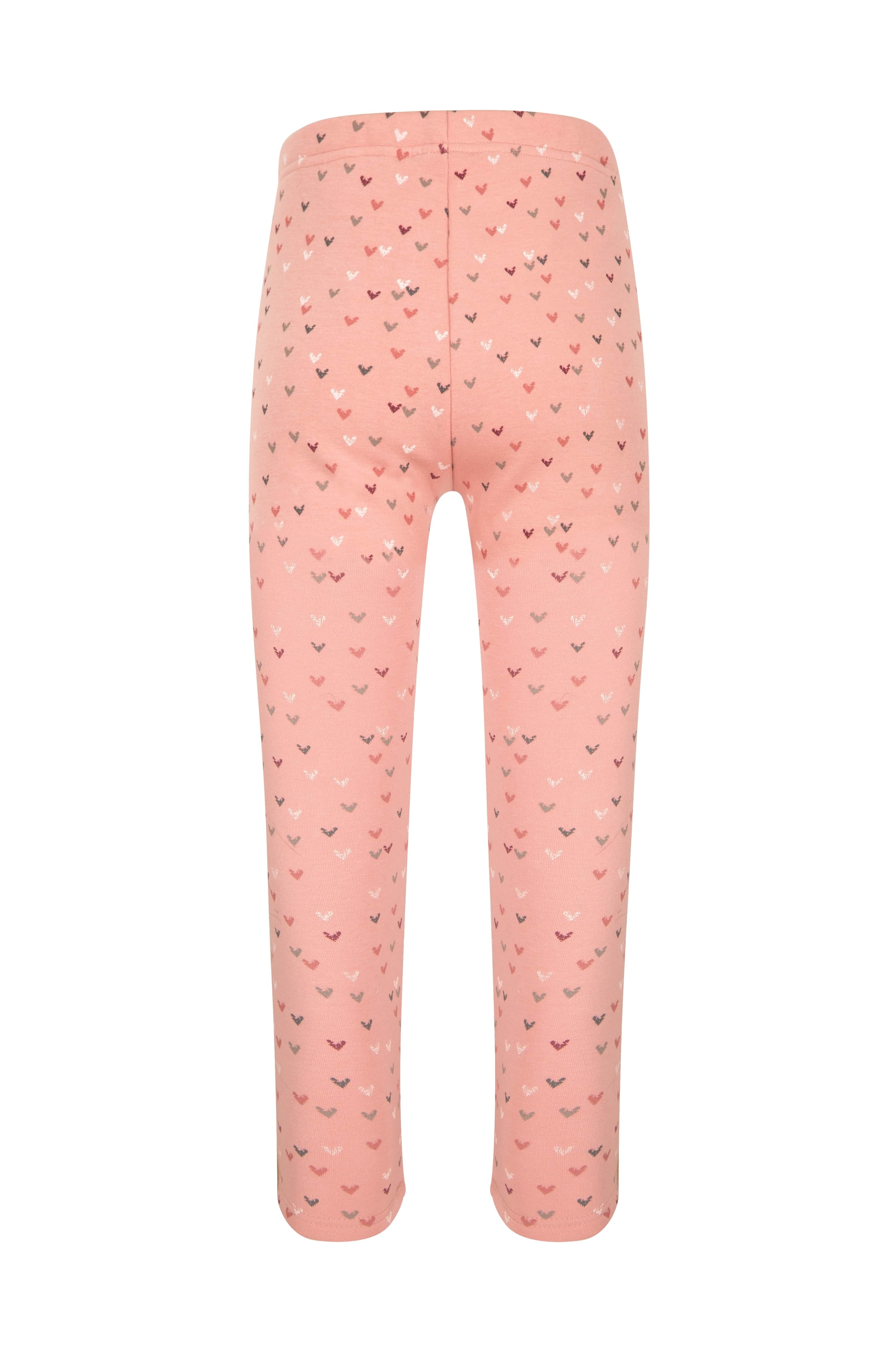 happy girls Strickleggings  im süßen Herzchen-Allover