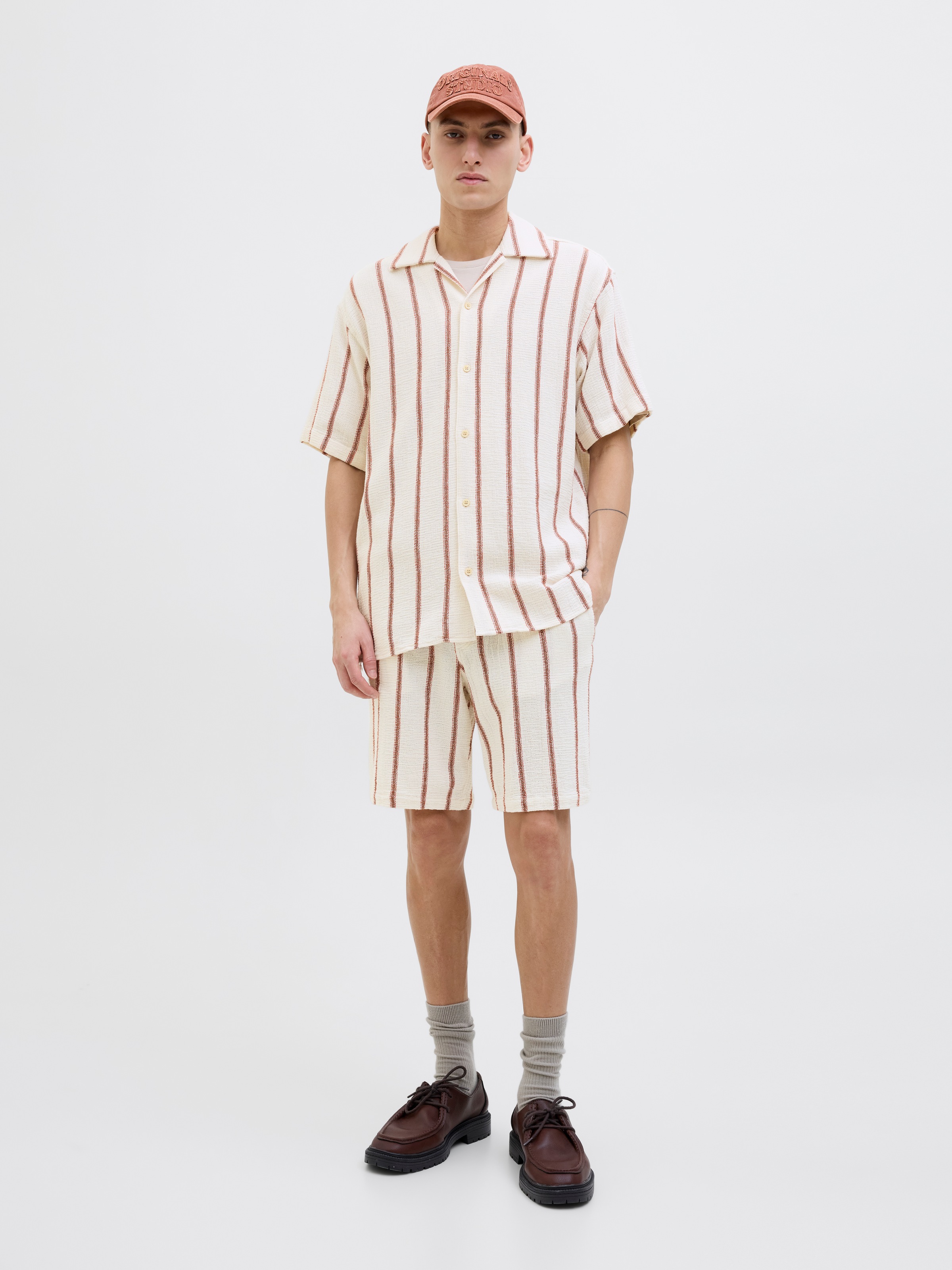 Jack & Jones Shorts »JPSTJAIDEN COBA STRIPE JOG SHORT SRT SN«