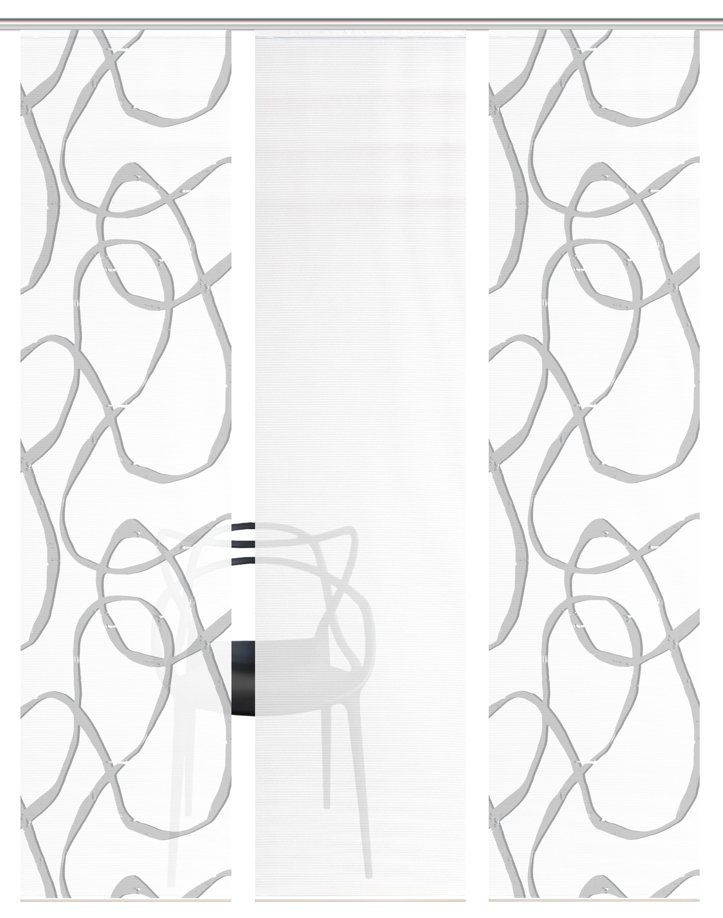 Vision S Schiebegardine »OPHELIA« Paneelwagen 3 Stk. tlg. Schiebevorhang,Bambusoptik,Digitaldruck,SET