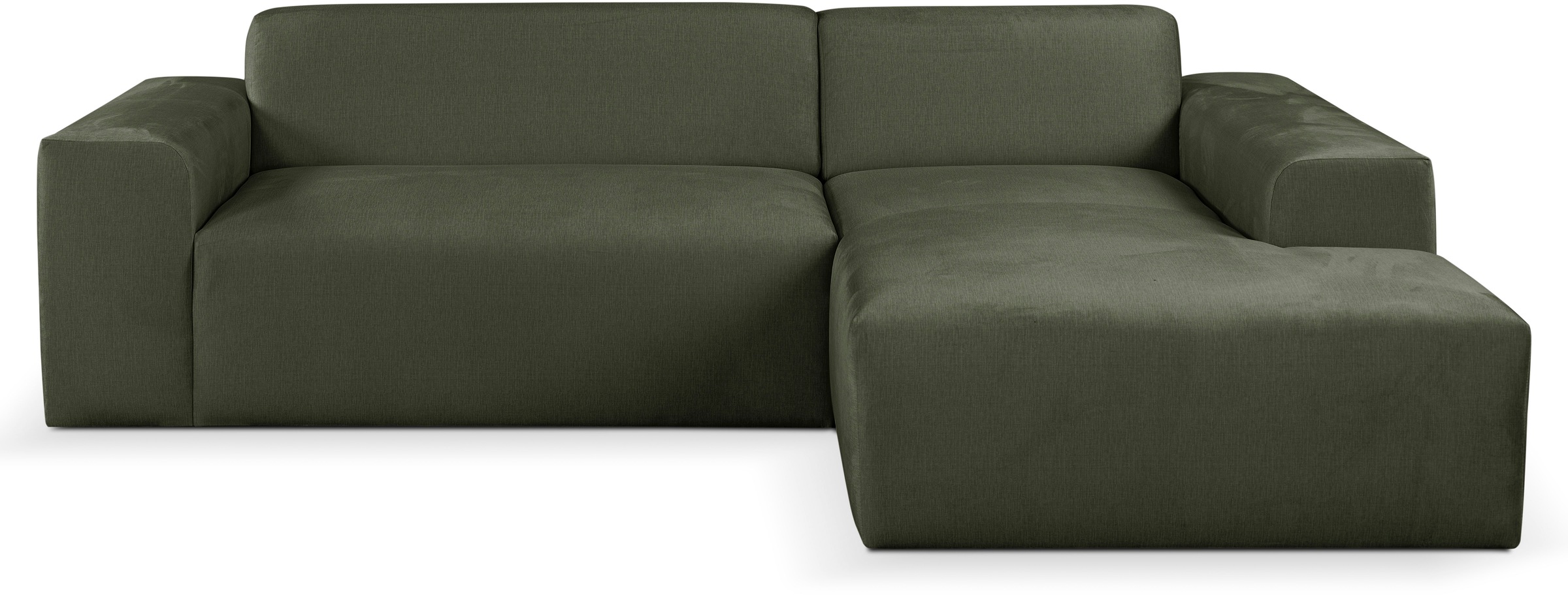 WERK2 Ecksofa »Zeus-L modern & zeitlos, Breite 253 cm, bequemes Sofa« Curvy günstig online kaufen