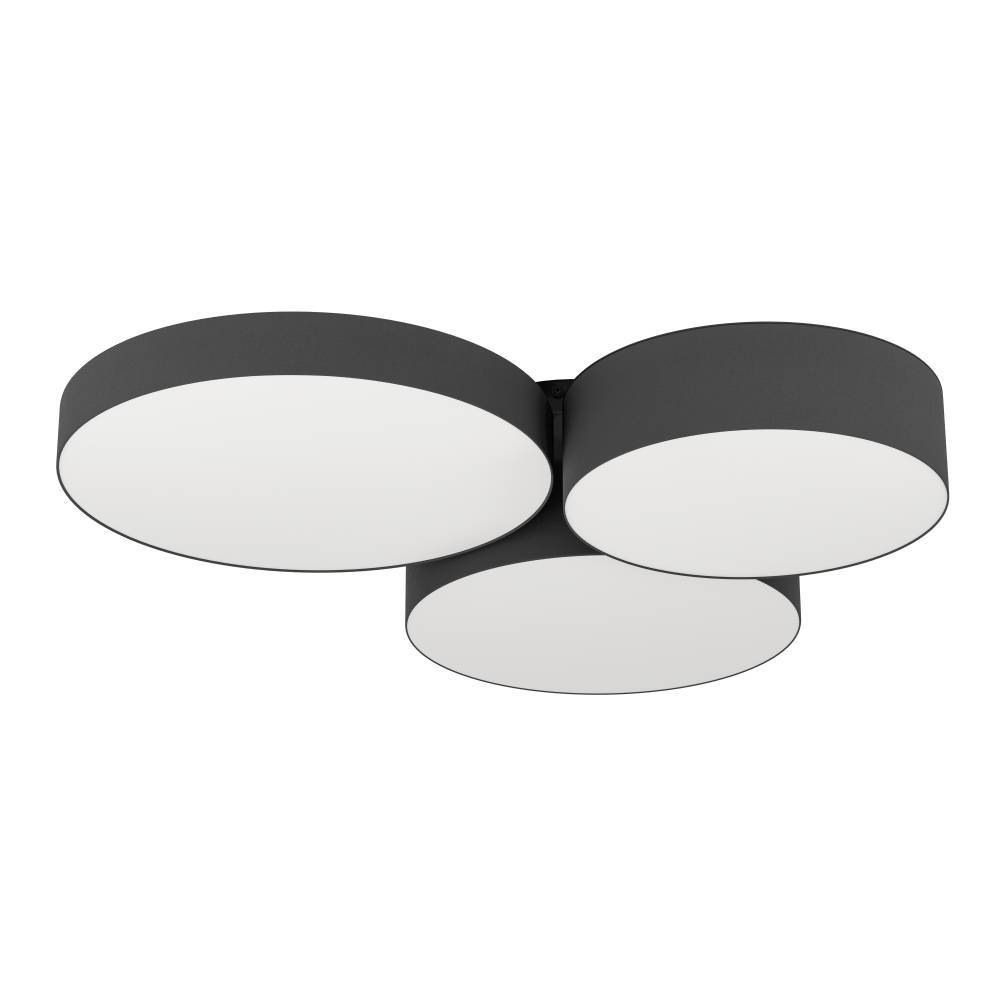 EGLO Deckenleuchte »BARBANO-Z Deckenlampe, schwarz weiß, ZigBee 3.0, Disco- günstig online kaufen