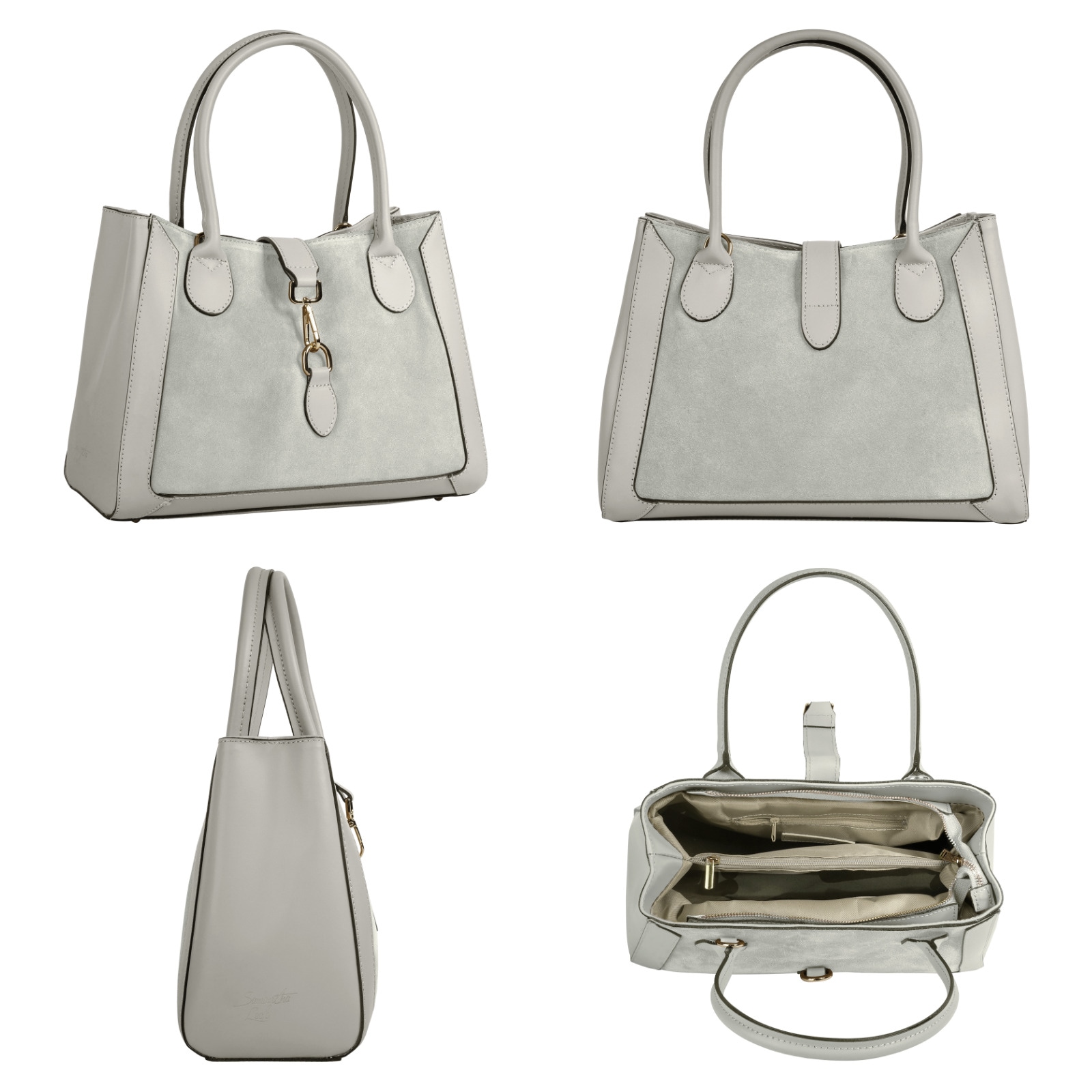 Samantha Look Shopper, echt Leder, Made in Italy