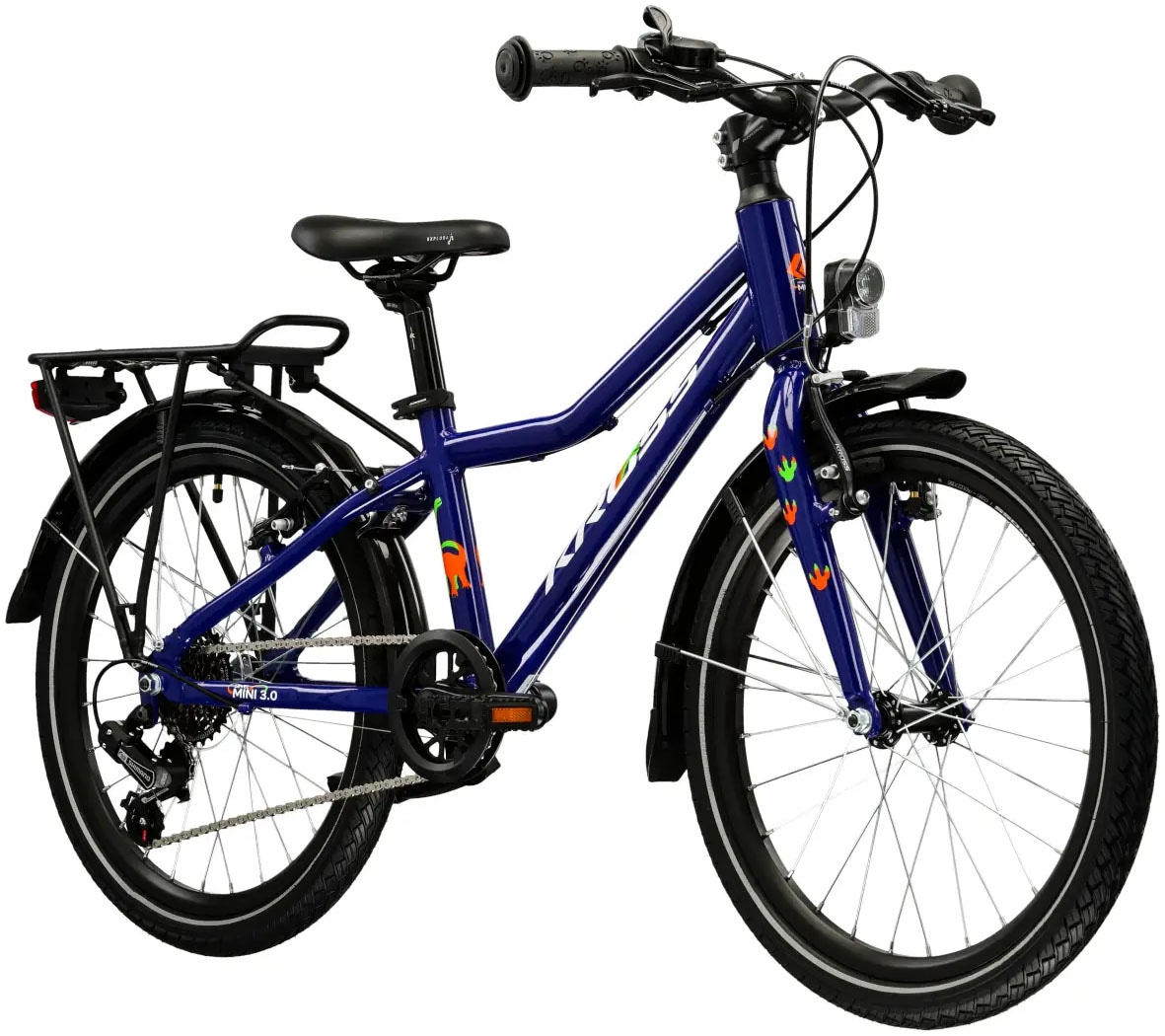 Kross Kinderfahrrad »Kinderrad Lea Mini 3.0 blau 6 Gänge«, 6 Gang, Shimano, Tourney TX30 Schaltwerk, Kettenschaltung