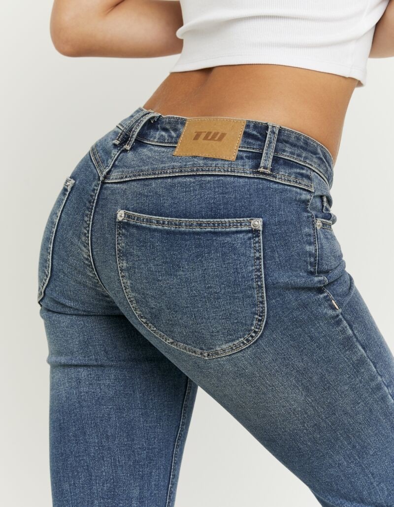 Tally Weijl Bootcut-Jeans »SPADESASSY2« Baumwollmischung, Low Waist