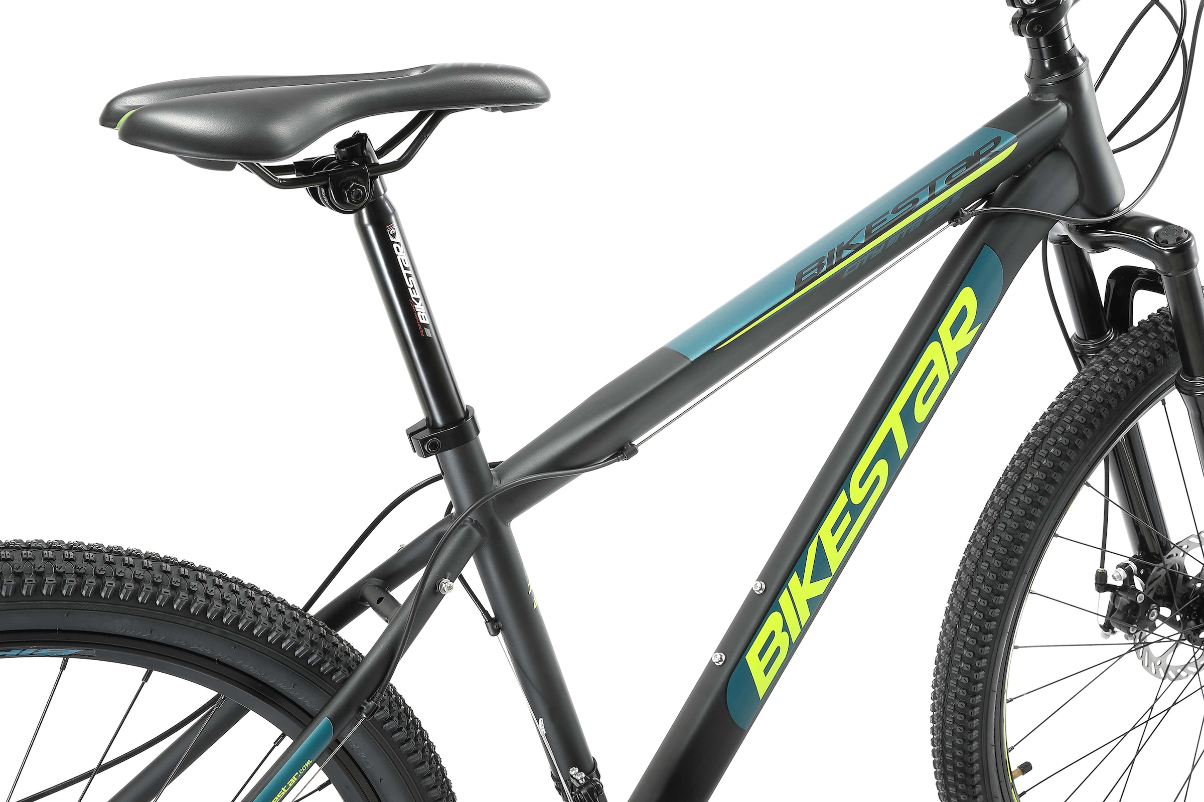 Bikestar Mountainbike, 21 Gang, Shimano, RD-TY300 Schaltwerk, Kettenschaltung, für Damen und Herren, Kettenschaltung