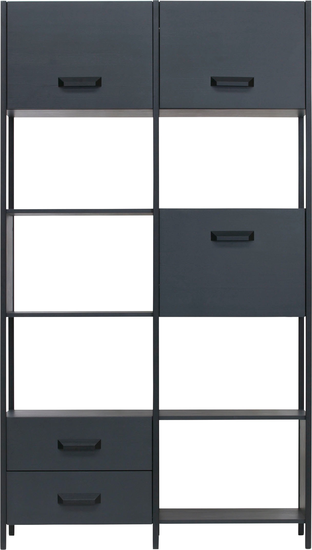 WOOOD Regal »Legacy«, mit Schubladen, H 221 cm x B 125 cm günstig online kaufen