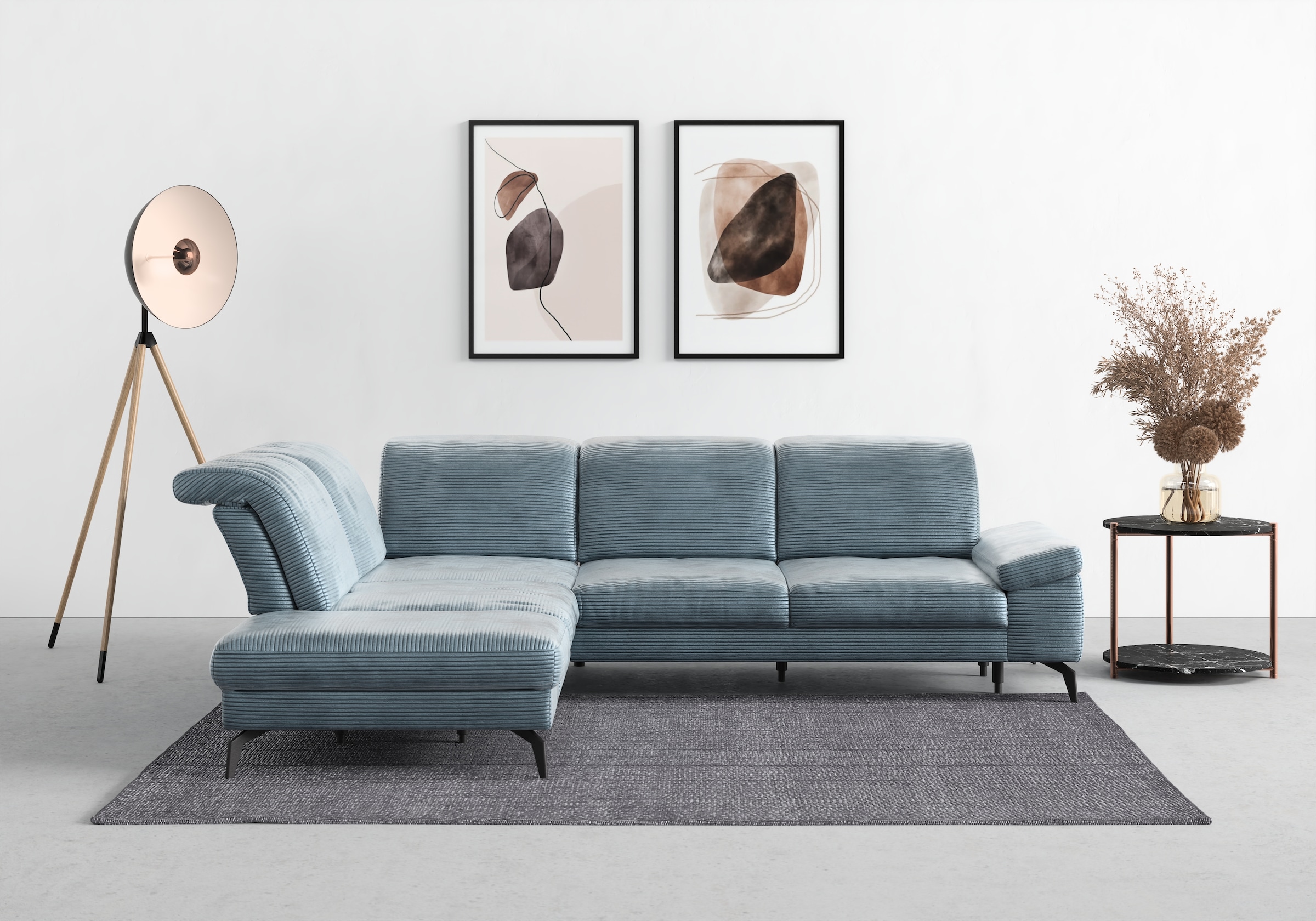 sit&more Ecksofa »Cabana L-Form«, Ottomane, wahlweise mit Sitztiefen-,Armle günstig online kaufen