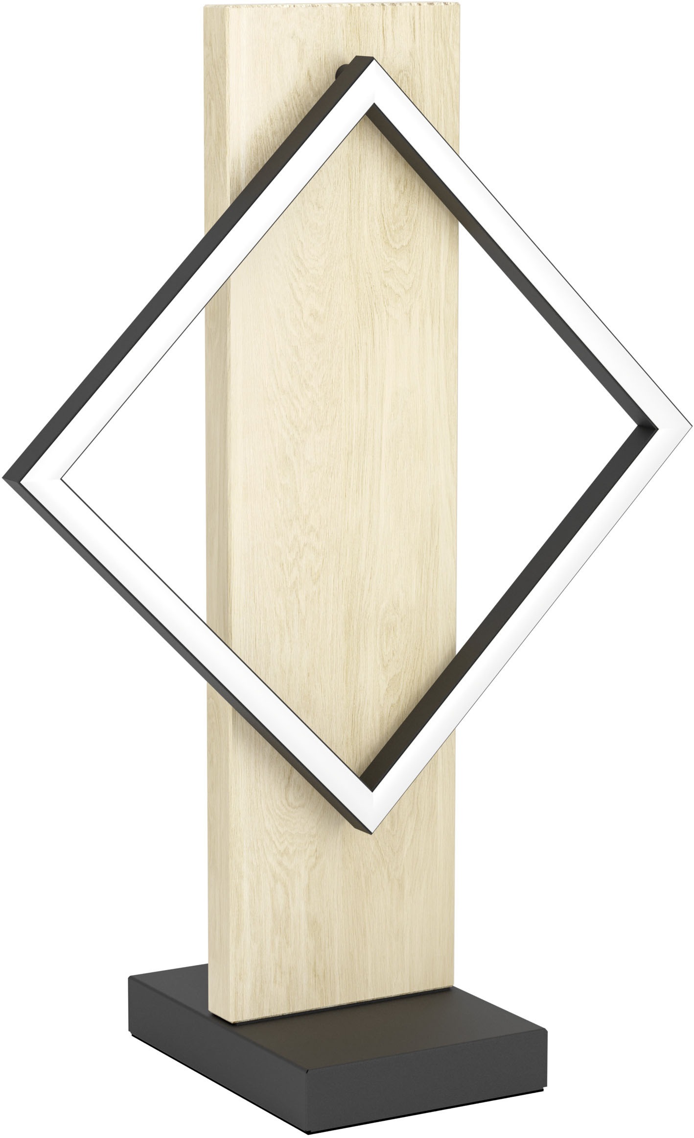 EGLO Tischleuchte »BOYAL Tischlampe - Stahl, Holz - LED - 1X13W - IP20« LED günstig online kaufen