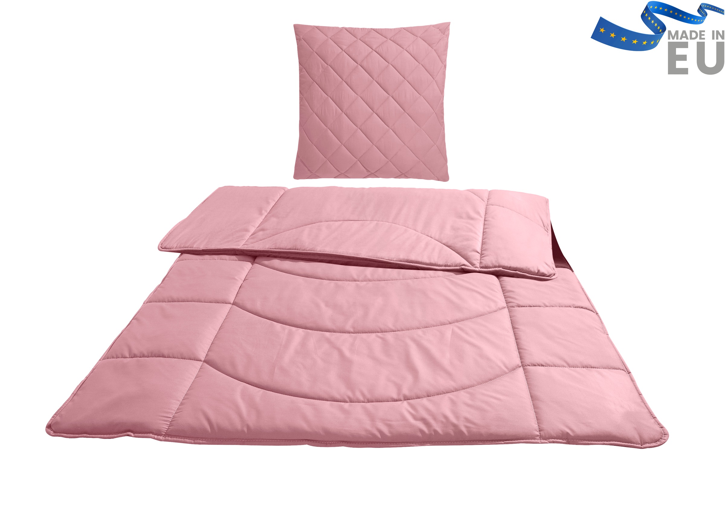 my home Steppbett + Kopfkissen »Microlux, Bettdecke 135x200 cm, 155x220 cm« günstig online kaufen