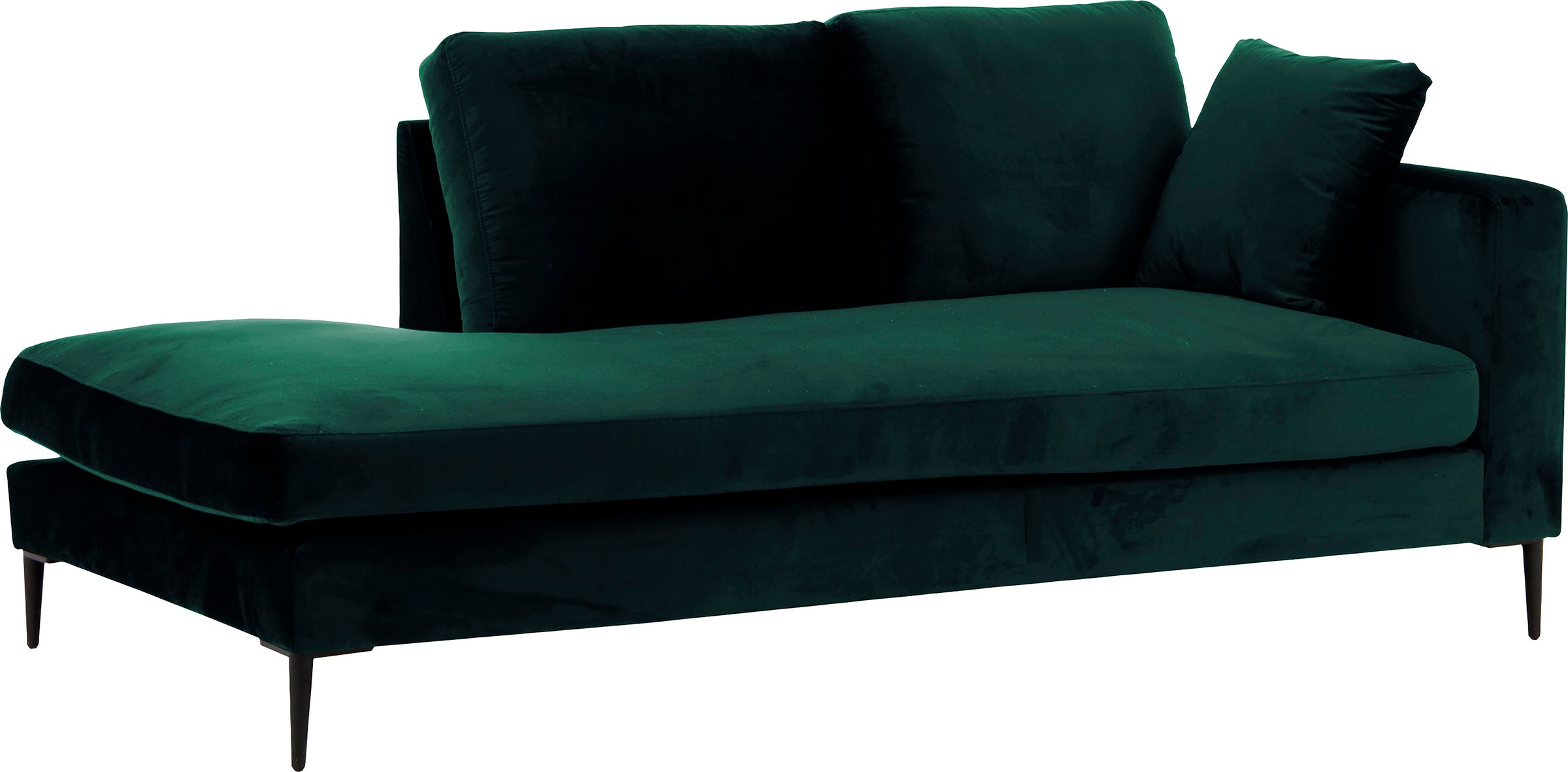 Home affaire Recamiere »Cozy Chaiselongue, Maße B/T/H: 195/97/80 cm« mit lo günstig online kaufen