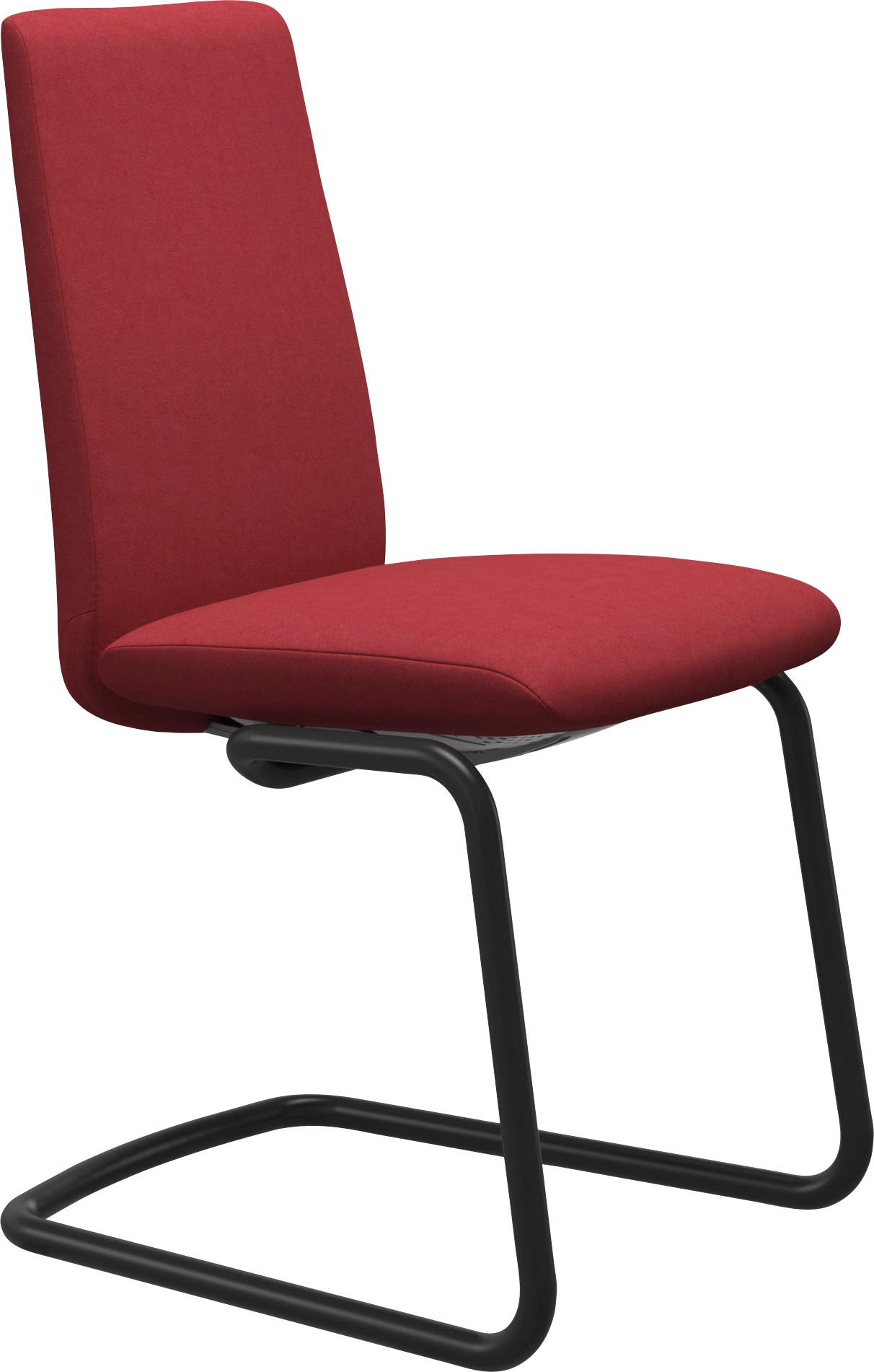 Stressless® Polsterstuhl »Laurel«, Microfaser DINAMICA, Low Back, Größe M, mit Beinen aus Stahl in Schwarz matt