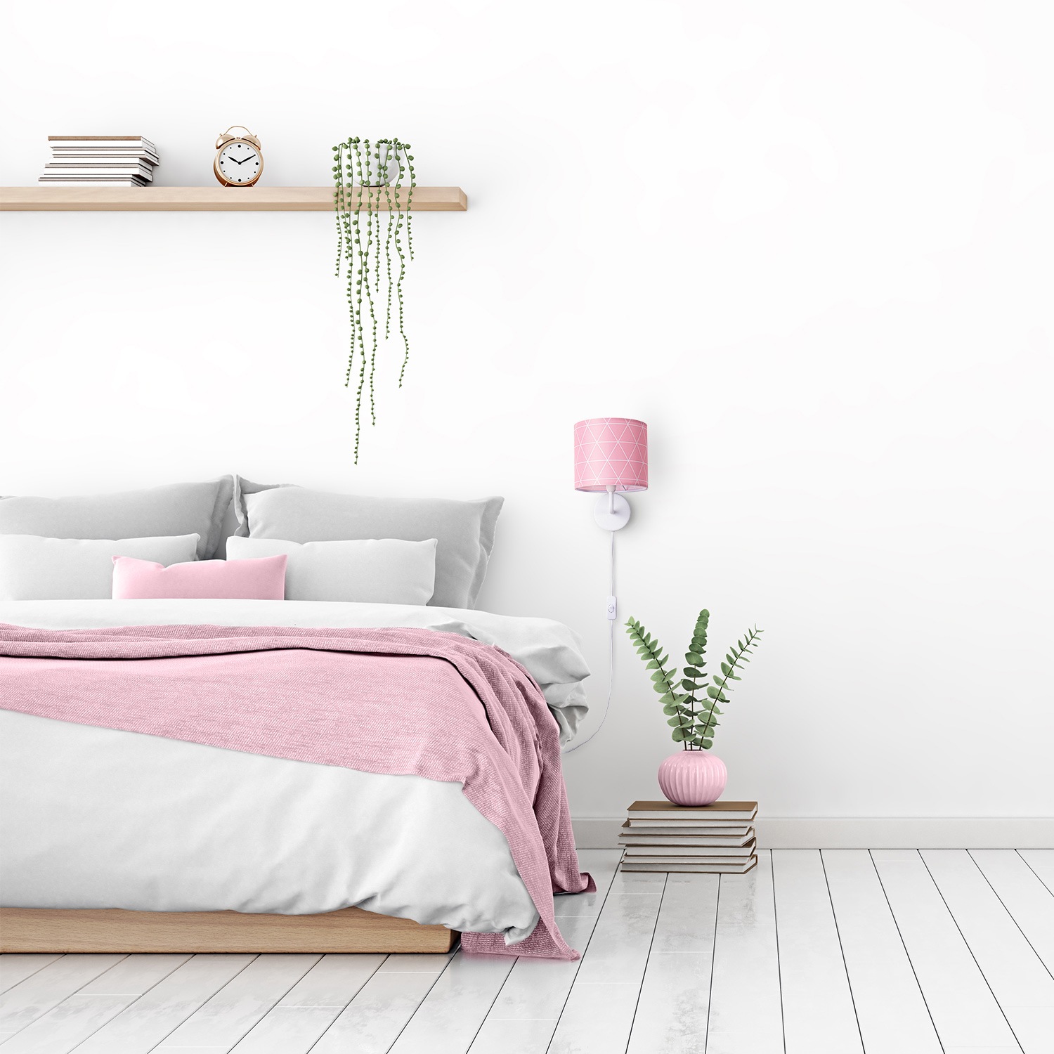 Paco Home Wandleuchte »Stella 401«, 1 flammig, Leuchtmittel E14   ohne Leuc günstig online kaufen