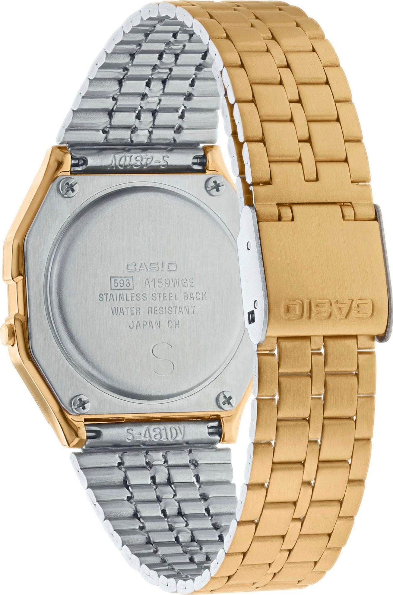 CASIO VINTAGE Chronograph »A159WGEA-1EF«, Quarzuhr, Armbanduhr, Damen, Herren, digital, retro, Stoppfunktion