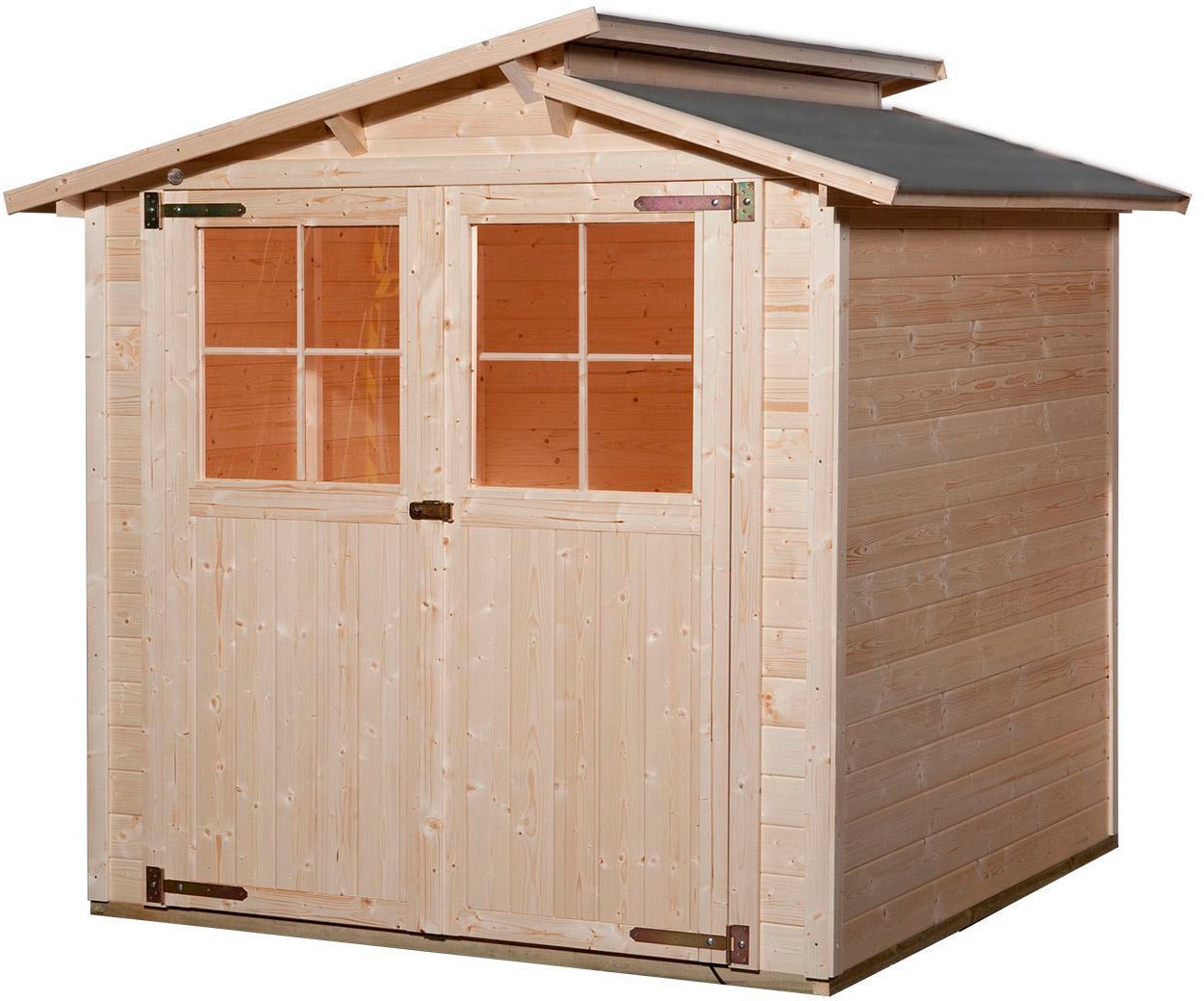 WEKA Gartenhaus »323 Gr.2, natur, 19 mm« naturbelassen