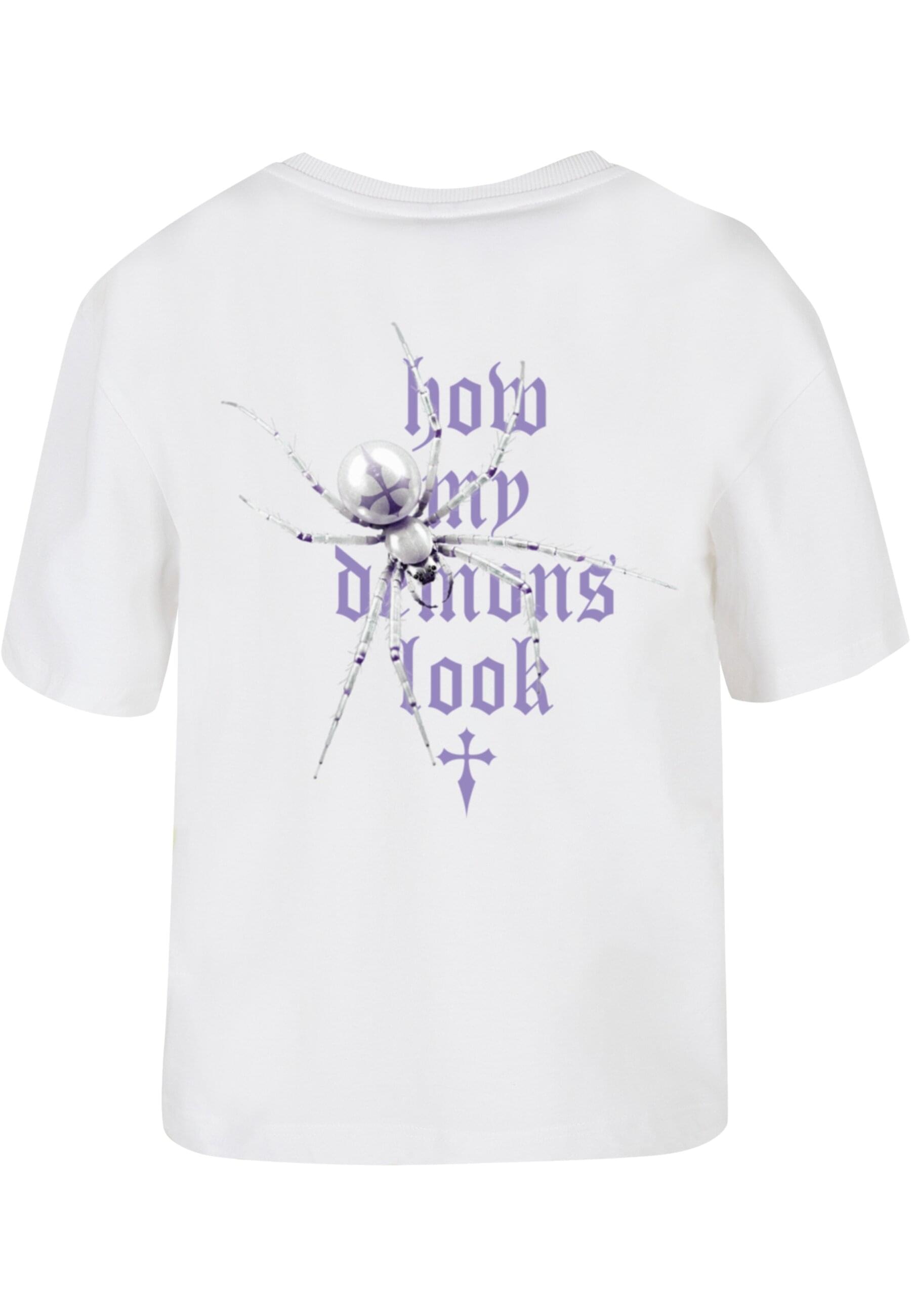 Miss Tee T-Shirt »Miss Tee Damen Pearl Spider Tee« 1 Stk.