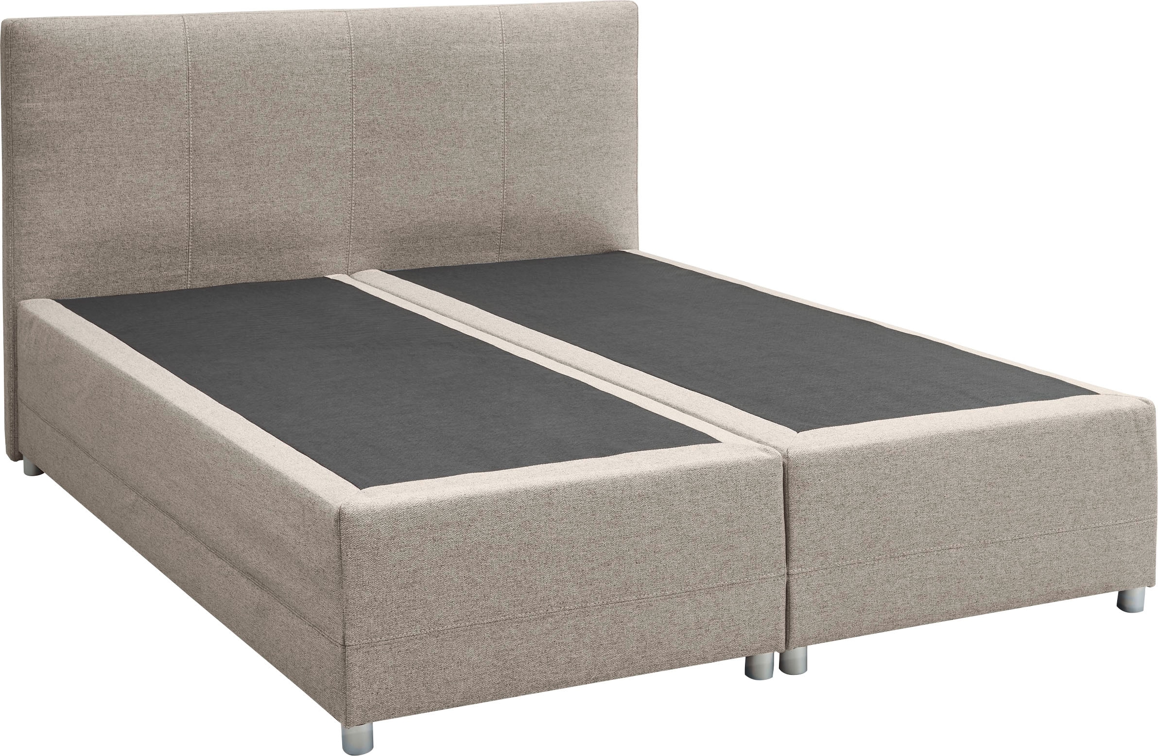 ED EXCITING DESIGN Boxspringbett »Luanda«, wahlweise mit Matratze und Toppe günstig online kaufen