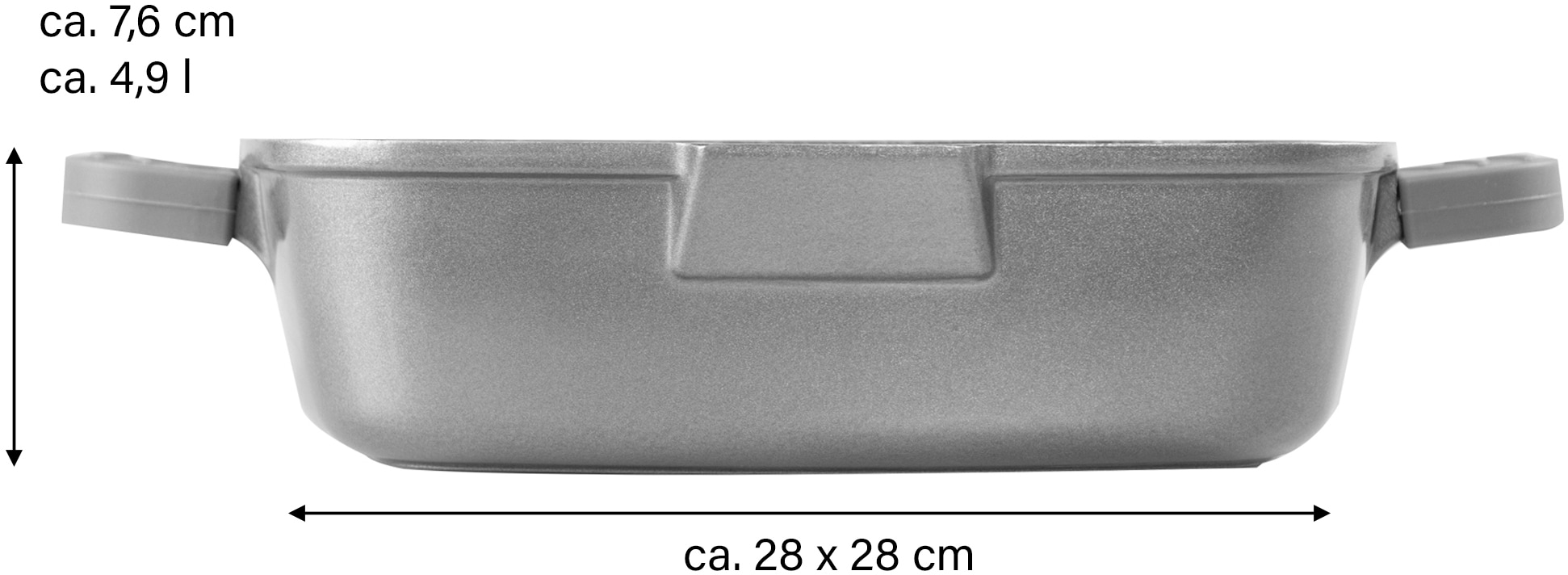 STONELINE Bratpfanne »Future« Aluminiumguss 1 Stk. tlg. Induktion