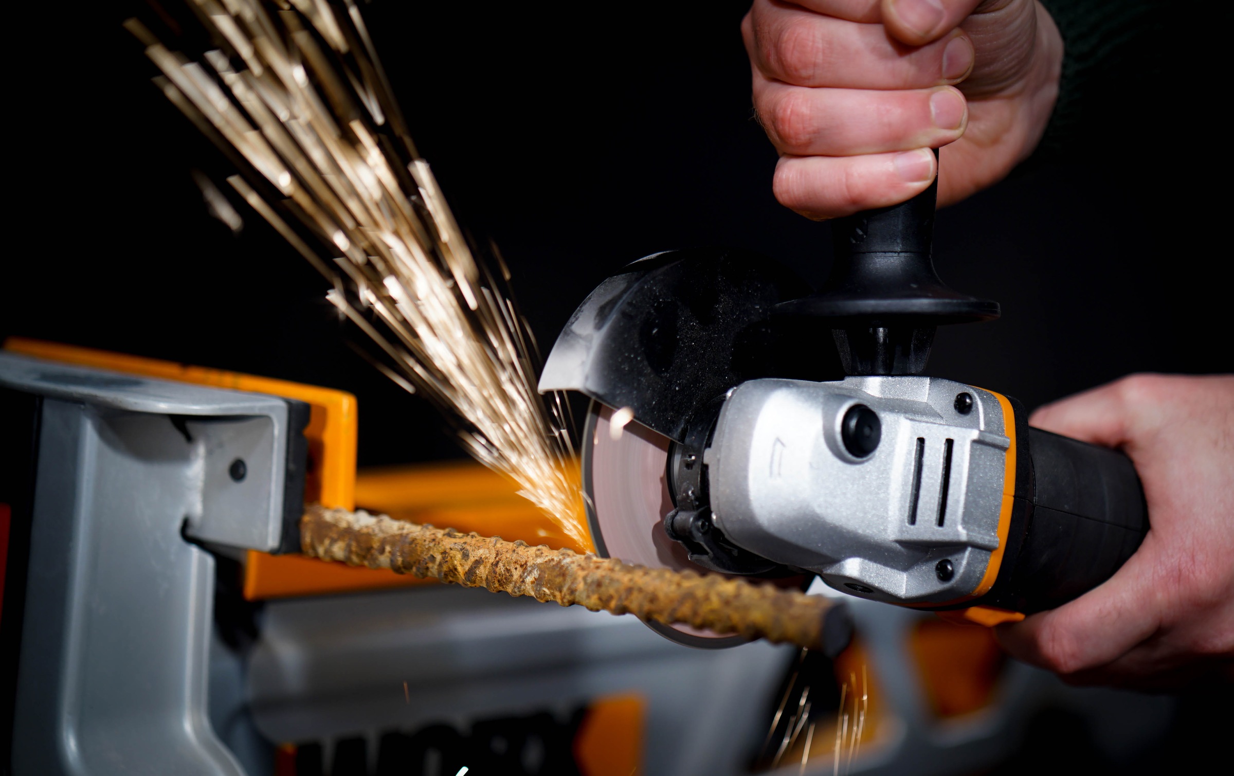 Worx Akku-Winkelschleifer »WX803.9«, 125 mm Scheiben, 2-Position Handgriff, ohne Akku & Ladegerät
