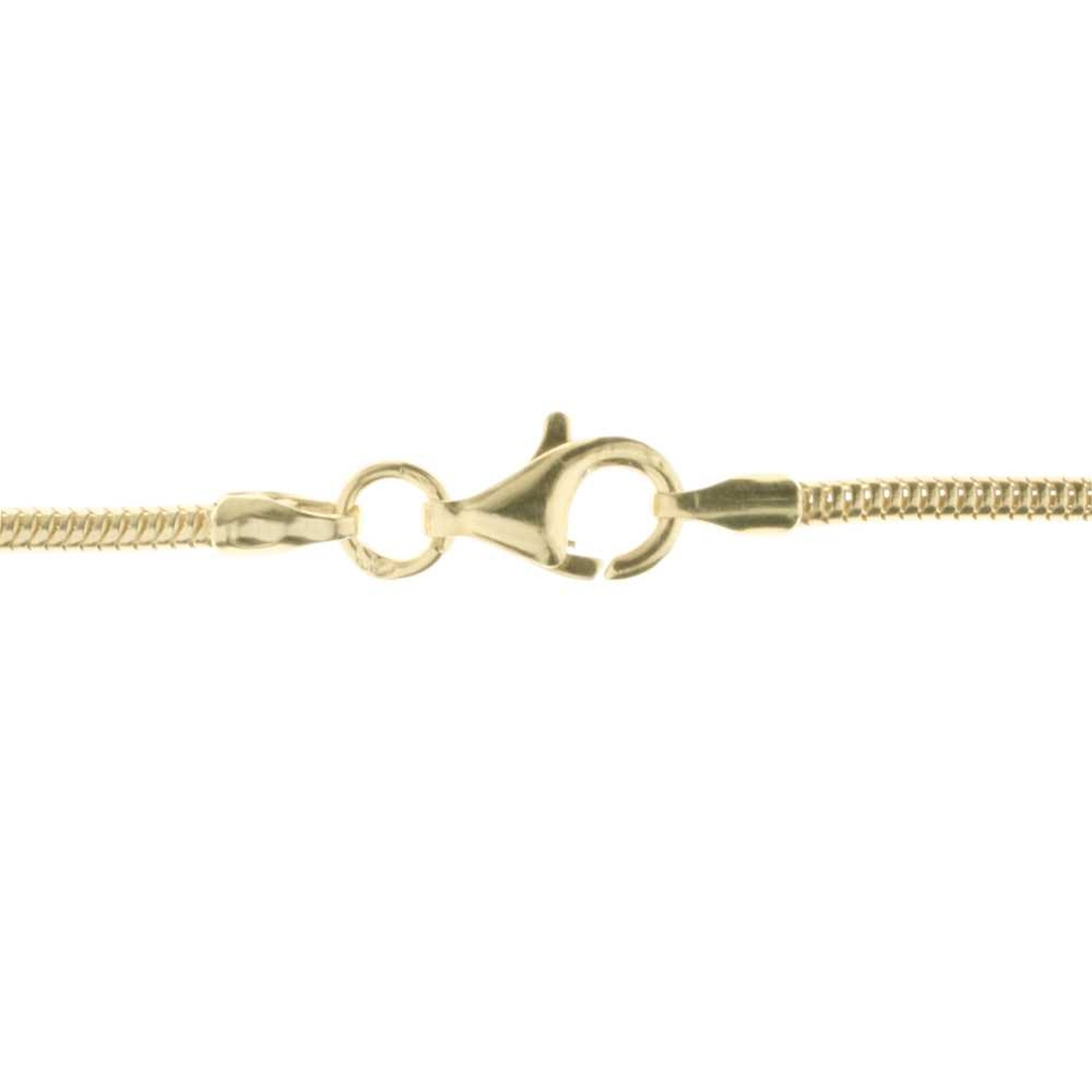 OSTSEE-SCHMUCK Goldkette »Ostsee-Schmuck Kette Schlange 1,6 mm Kette Schlange 1,6 mm«, (1 tlg.)