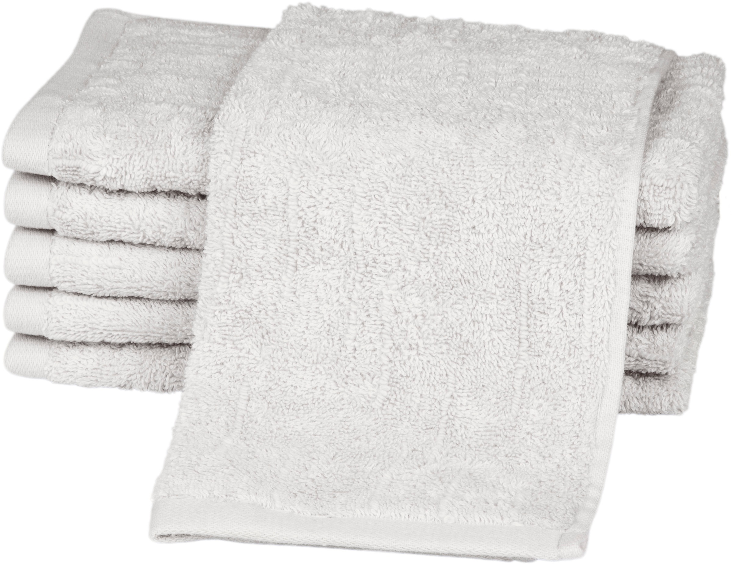 ROSS Gästehandtuch »Premium« 100% Baumwolle silber Obermaterial: 100% Baumwolle B/L: 30 cmx50 cm