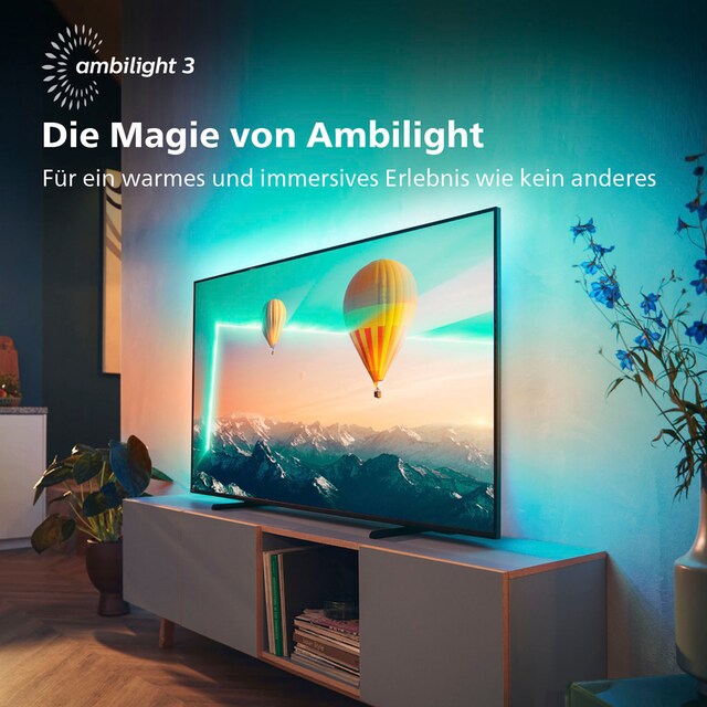 Philips LED-Fernseher »65PUS8007/12«, 164 cm/65 Zoll, 4K Ultra HD, Android  TV-Smart-TV auf Rechnung kaufen