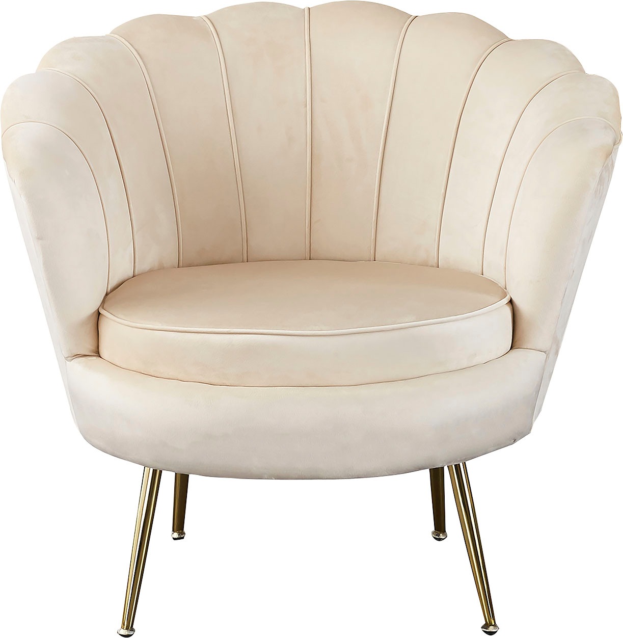 SalesFever Loungesessel "Clam - Design Loungesessel", Prachtvoll extravagan günstig online kaufen
