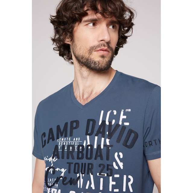 CAMP DAVID T-Shirt, mit Logo-Artworks online bei