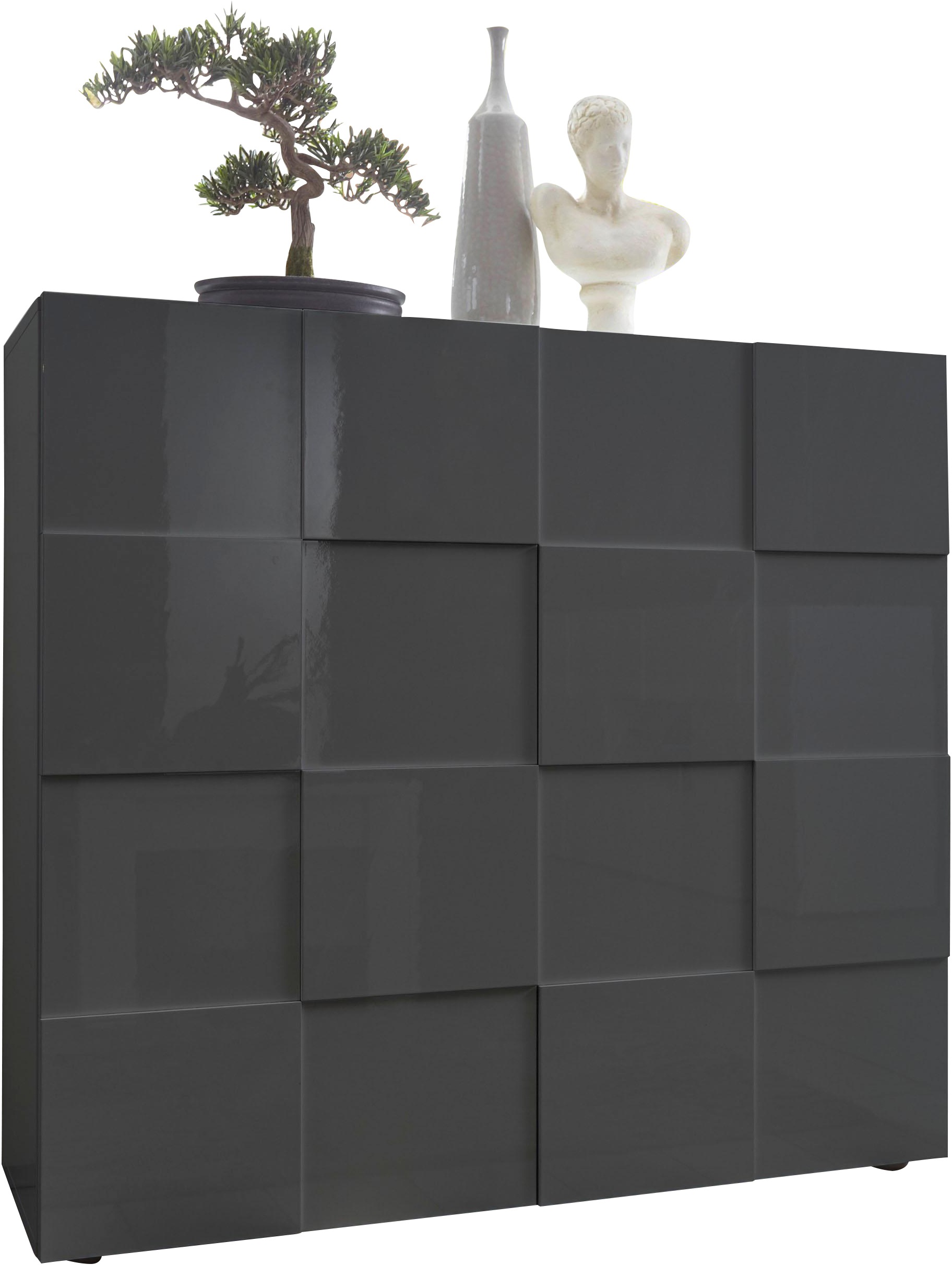 INOSIGN Highboard »Dama Höhe 111 cm, Breite 121 cm, Kommode 2 Türen, Hochko günstig online kaufen