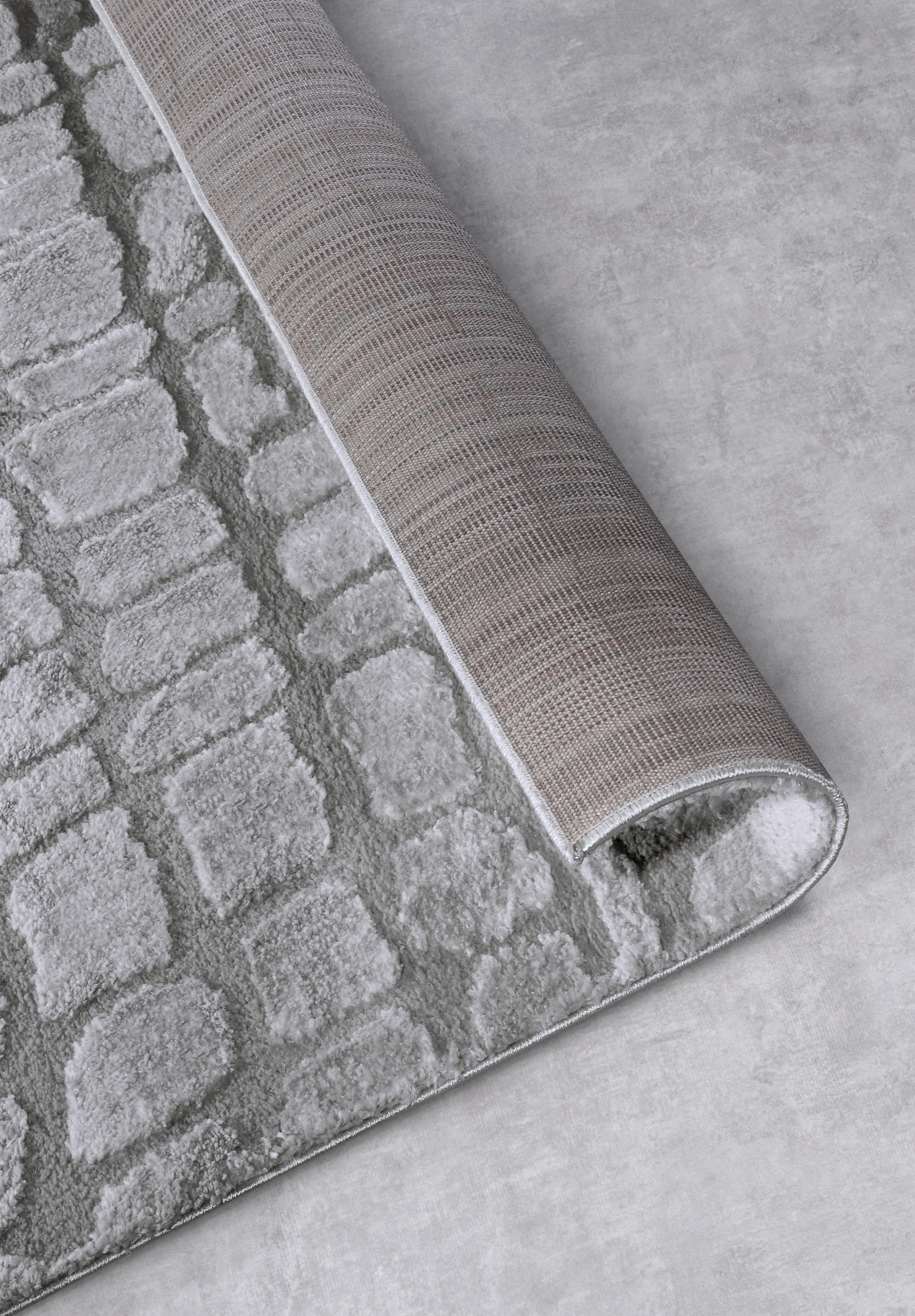 ELLE DECORATION Designteppich »Artistique«, rechteckig, 18 mm Höhe, Hochflor, Shaggy, Läufer, weich, Langflor, modern, Hoch Tief Effekt