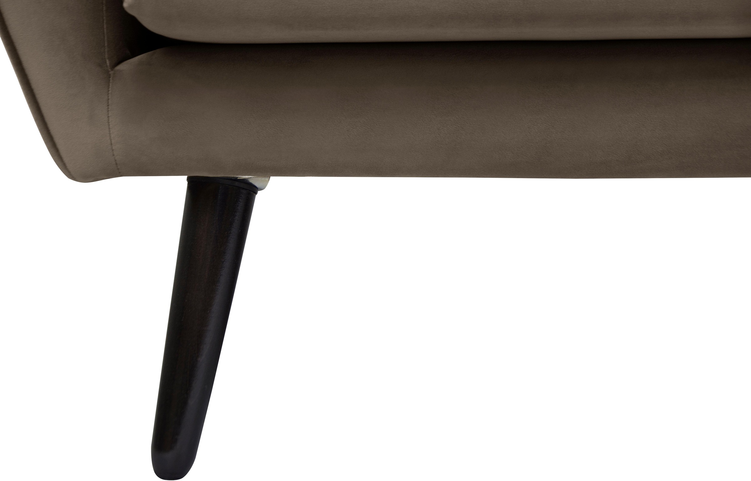 andas Sessel »Bille«, mit Naht im Rückenkissen und Eiche-Beinen, Design by Morten Georgsen