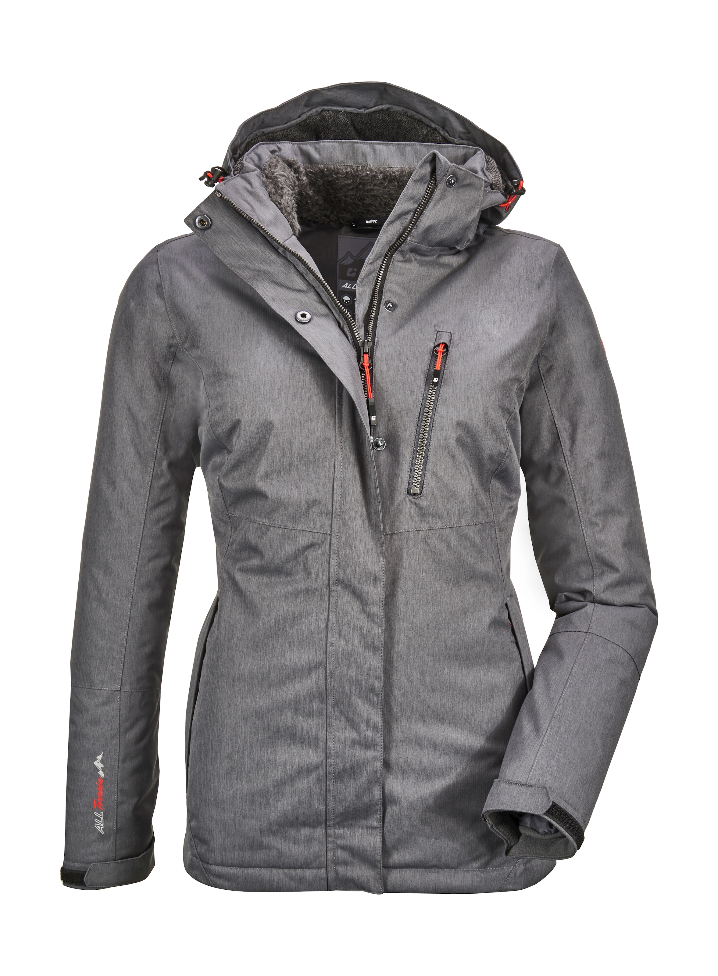 Killtec Outdoorjacke »Nira« Wasser- und winddichte Jacke, atmungsaktiv, abnehmbare Kapuze