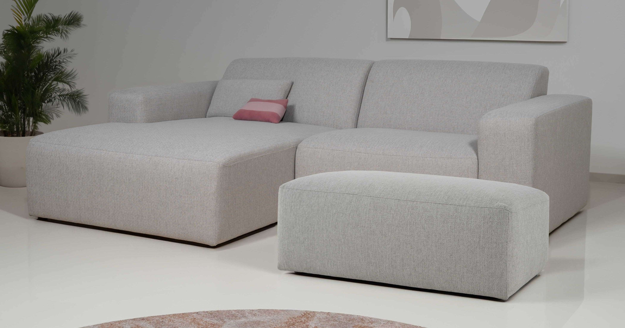 INOSIGN Ecksofa »Koa,228cm, L-Form, Modulsofa, Webstoff, Cord«, Designsofa, günstig online kaufen