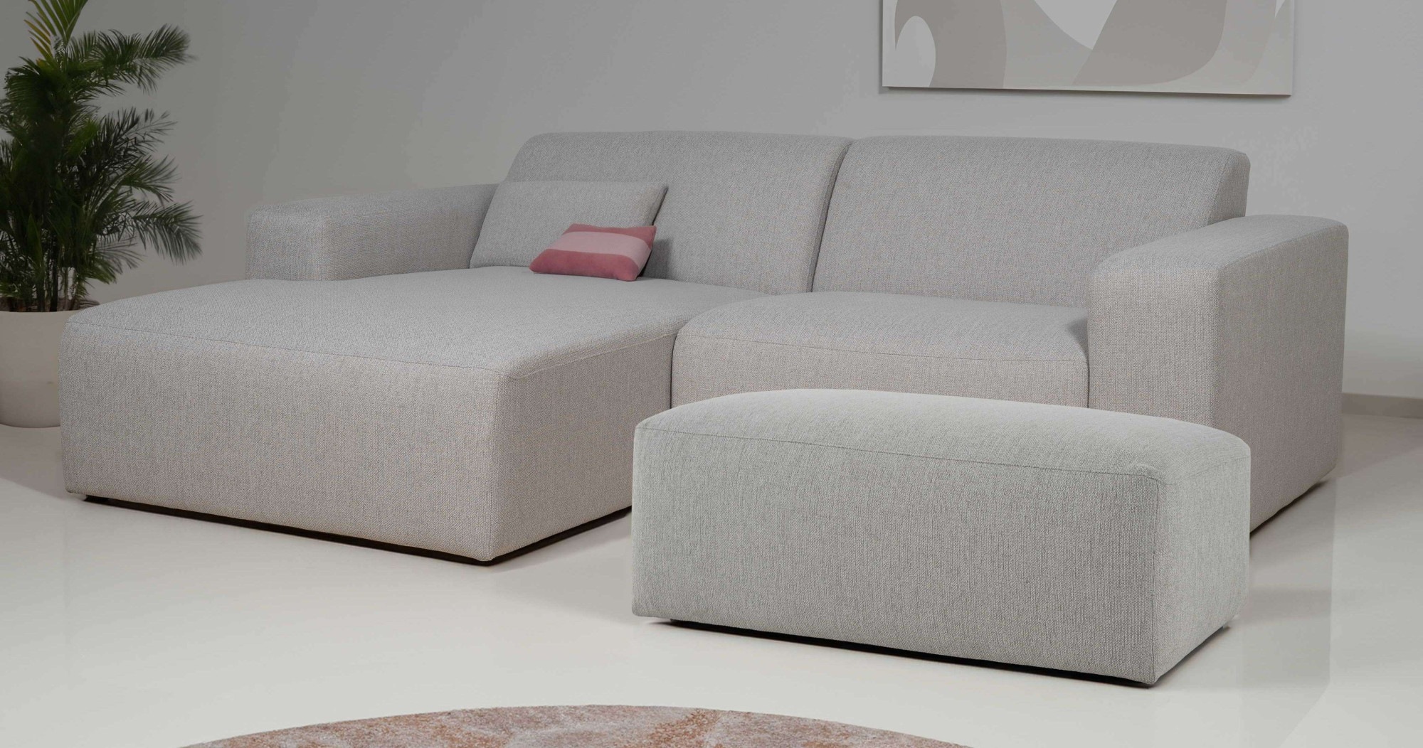 INOSIGN Ecksofa »Koa,228cm, L-Form, Modulsofa, Webstoff, Cord, Struktur« De günstig online kaufen