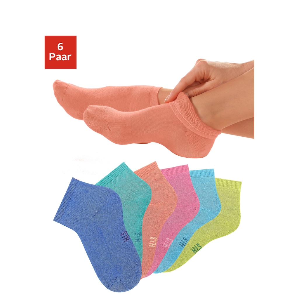 H.I.S Kurzsocken, (Set, 6 Paar)