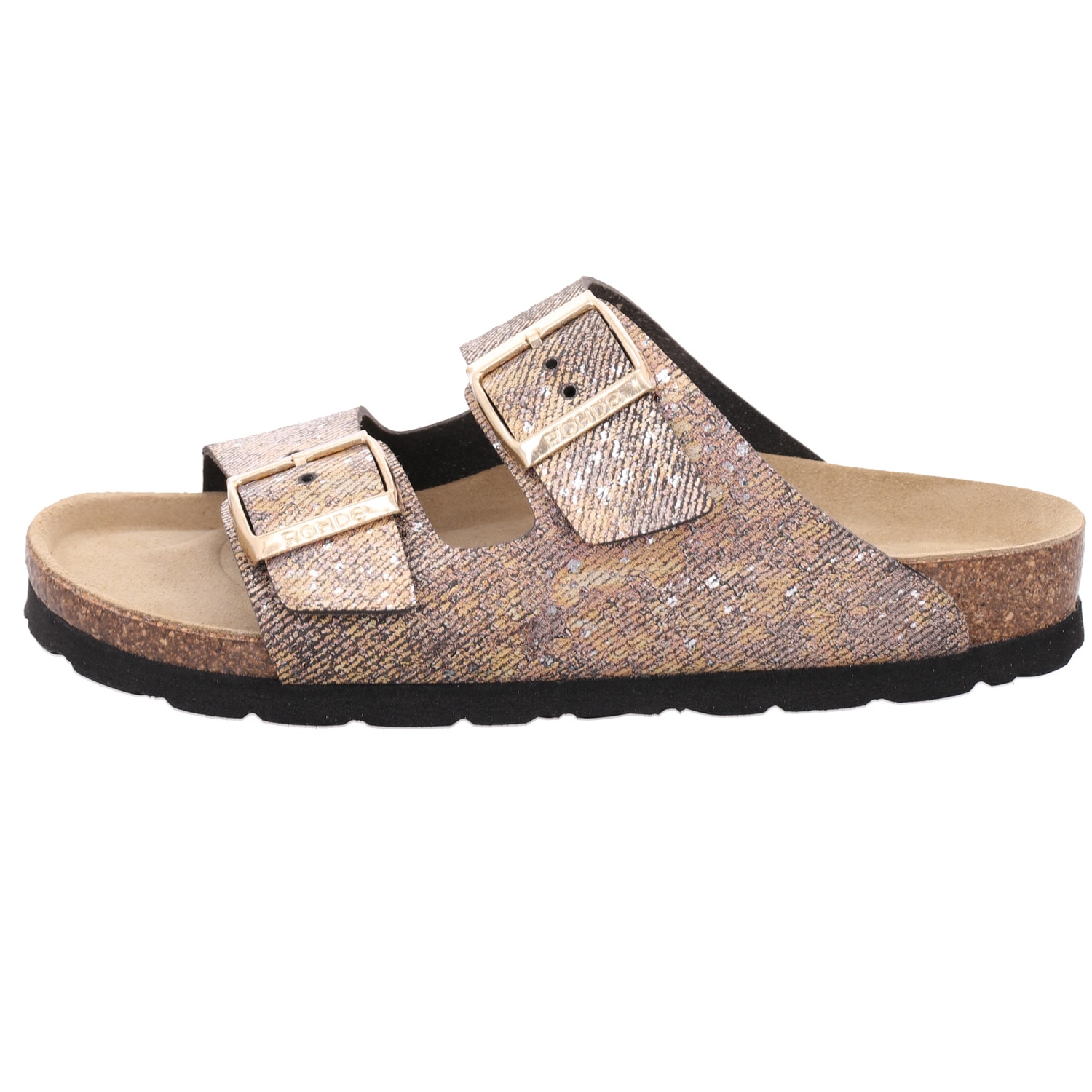 Rohde Pantolette »ALBA«  Sommerschuh, Hausschuh mit vorgeformten Softfußbett