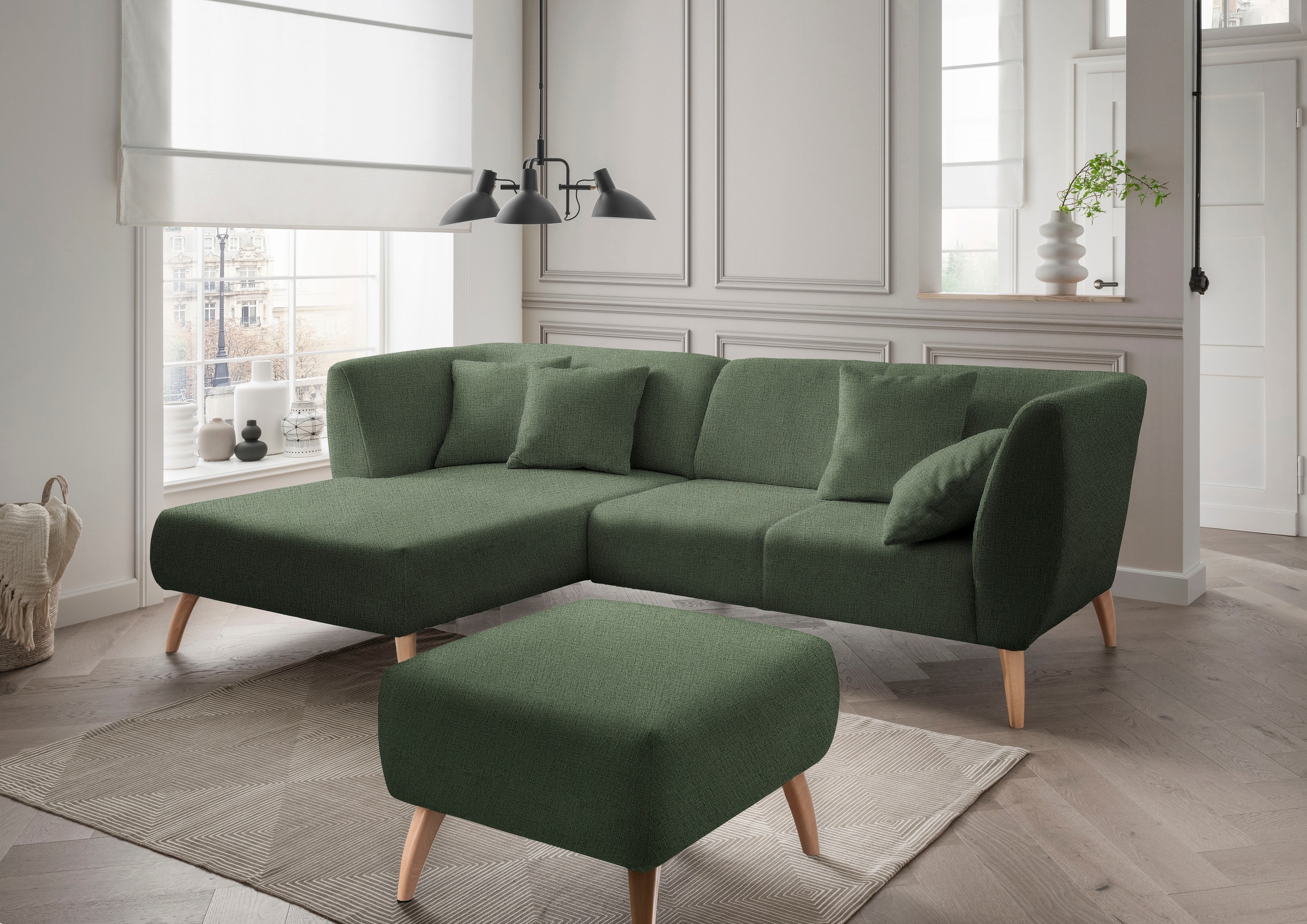 INOSIGN Ecksofa »Colori Polstermöbel mit zeitlos eleganter Rückenführung. L günstig online kaufen