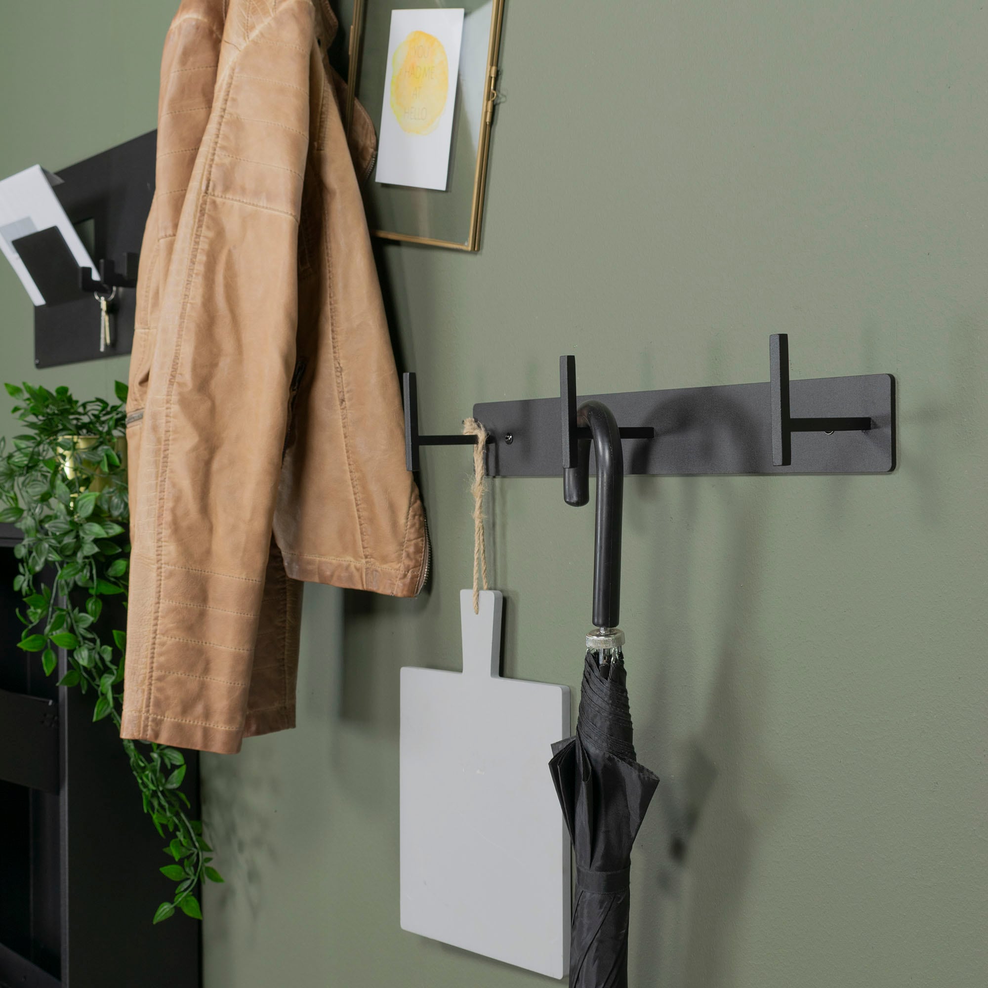 Spinder Design Garderobenhaken »CHAPMAN 3« Wandgarderobe aus Stahl mit 3 Haken