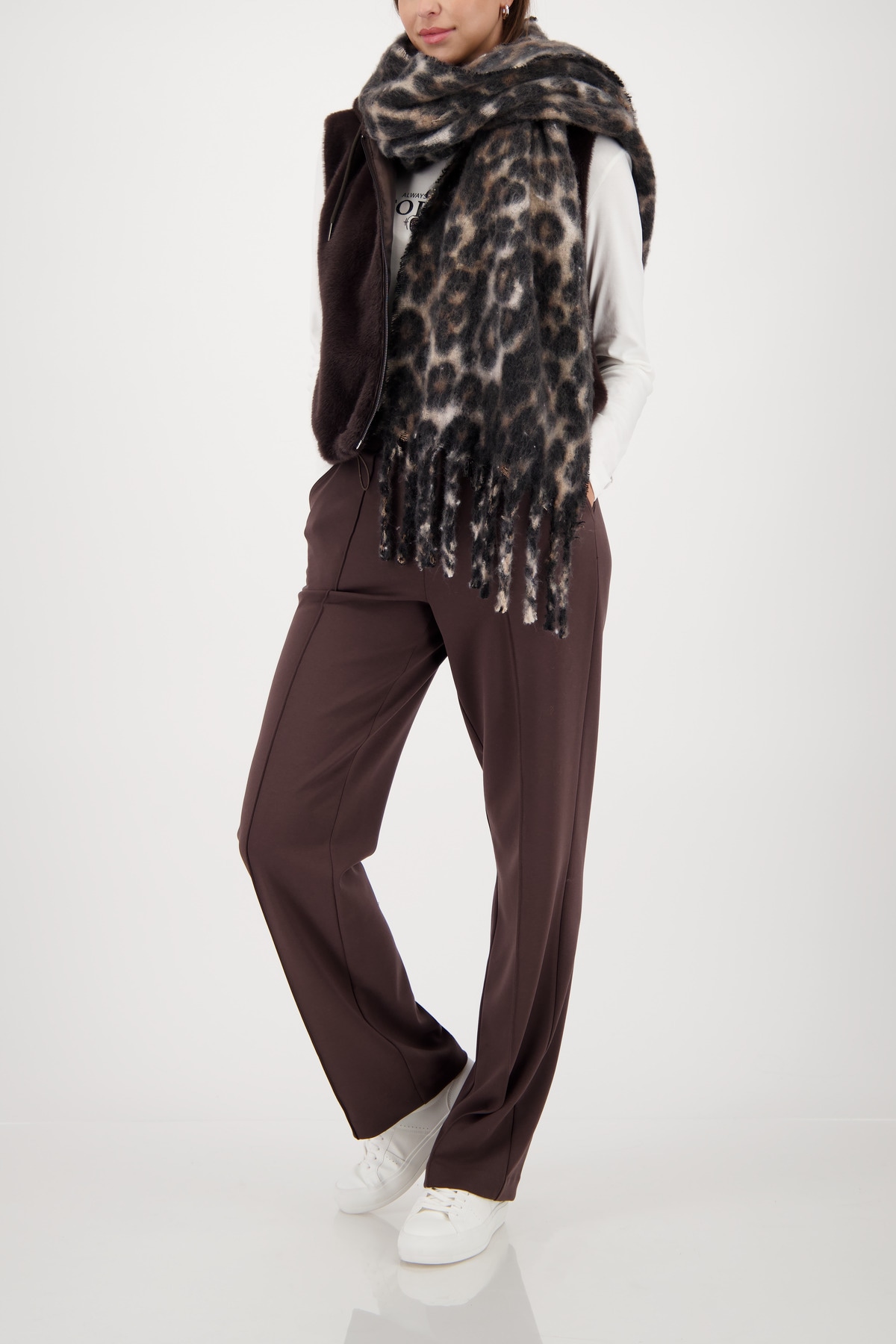 Monari Modeschal »Schal/Tuch Flausch Leo«