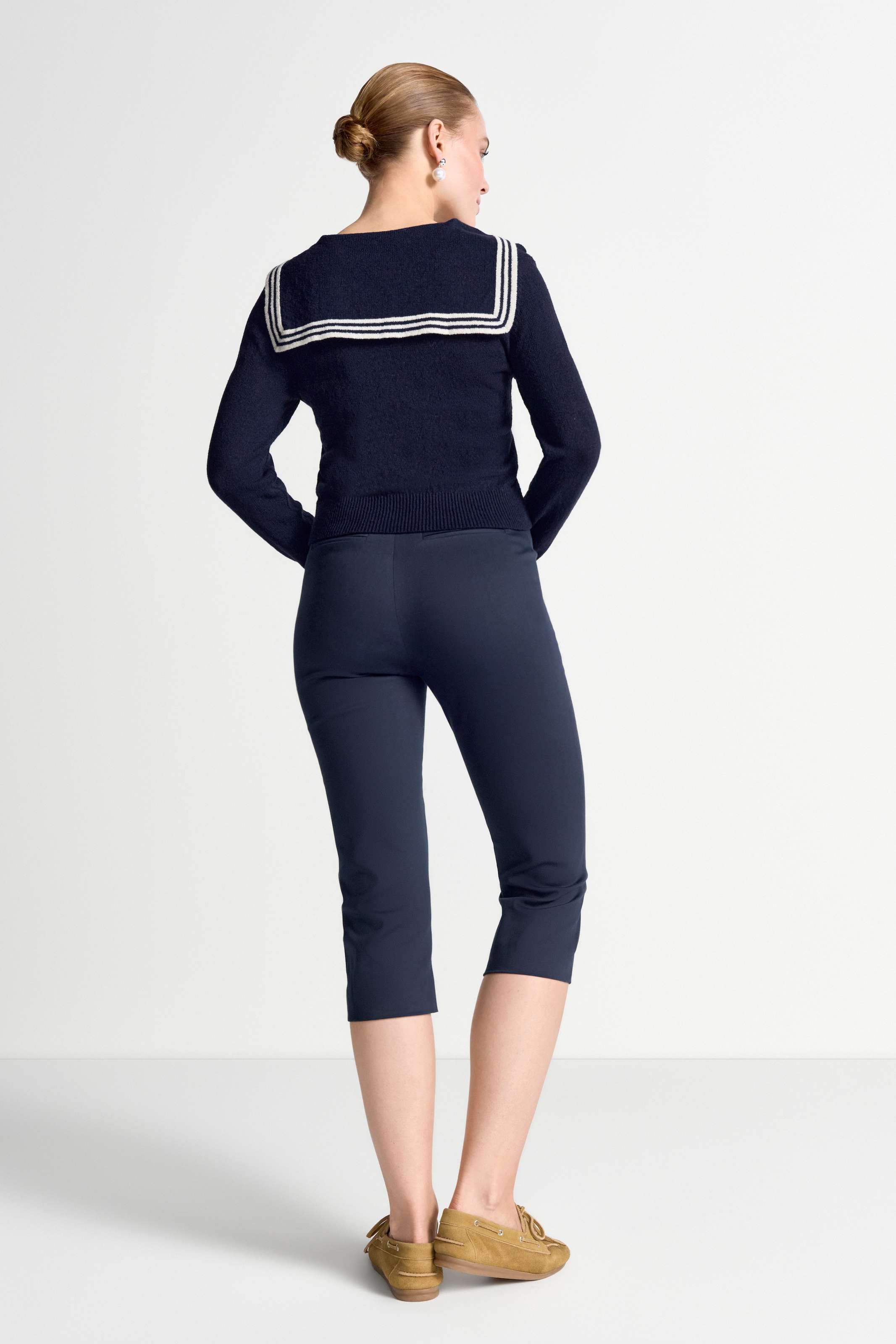 RICHROYAL 3/4-Hose  Regular fit mit Ziernähten