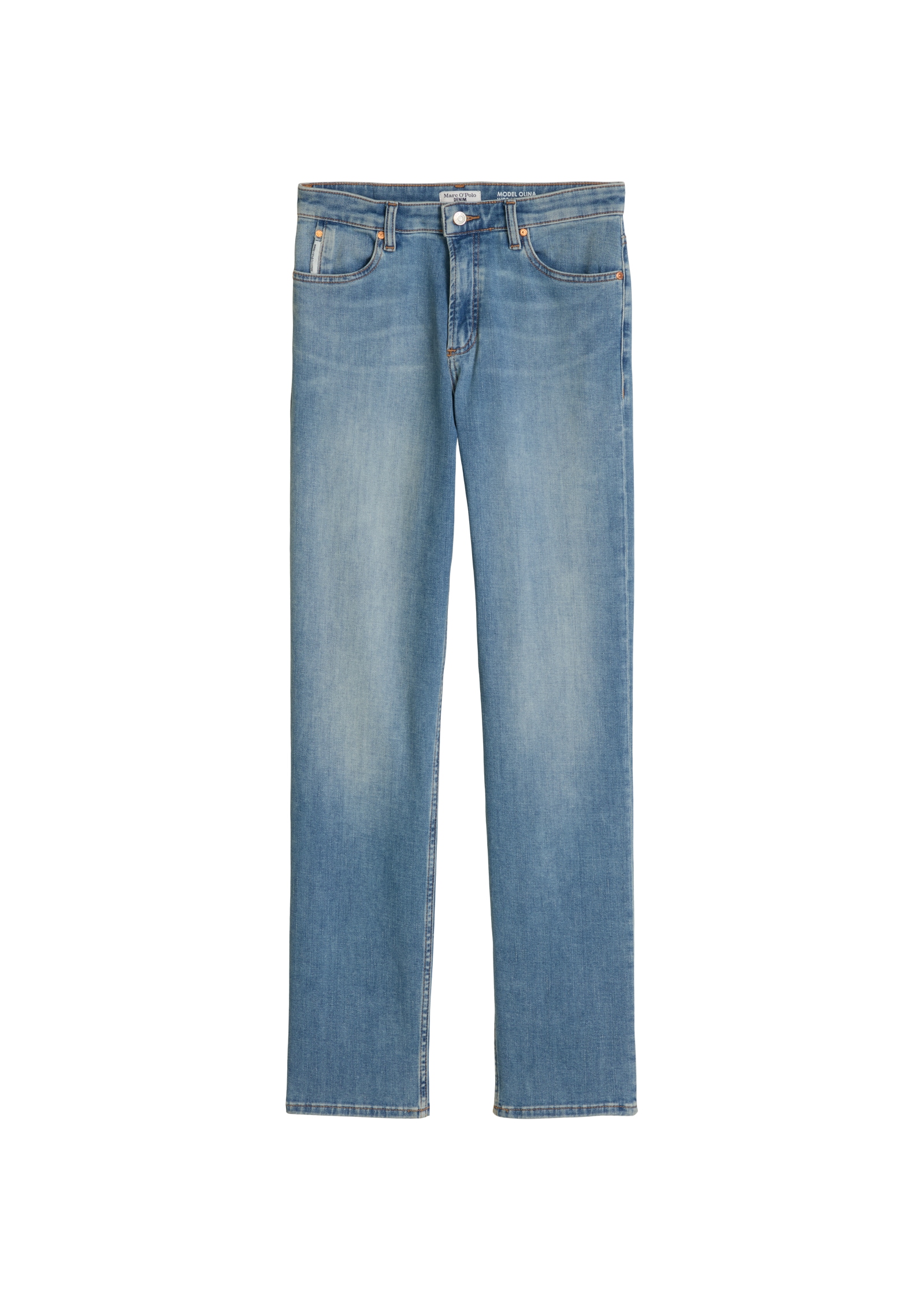 Marc O'Polo DENIM Gerade Jeans Model Olina straight aus hochwertigem Baumwoll-Stretch